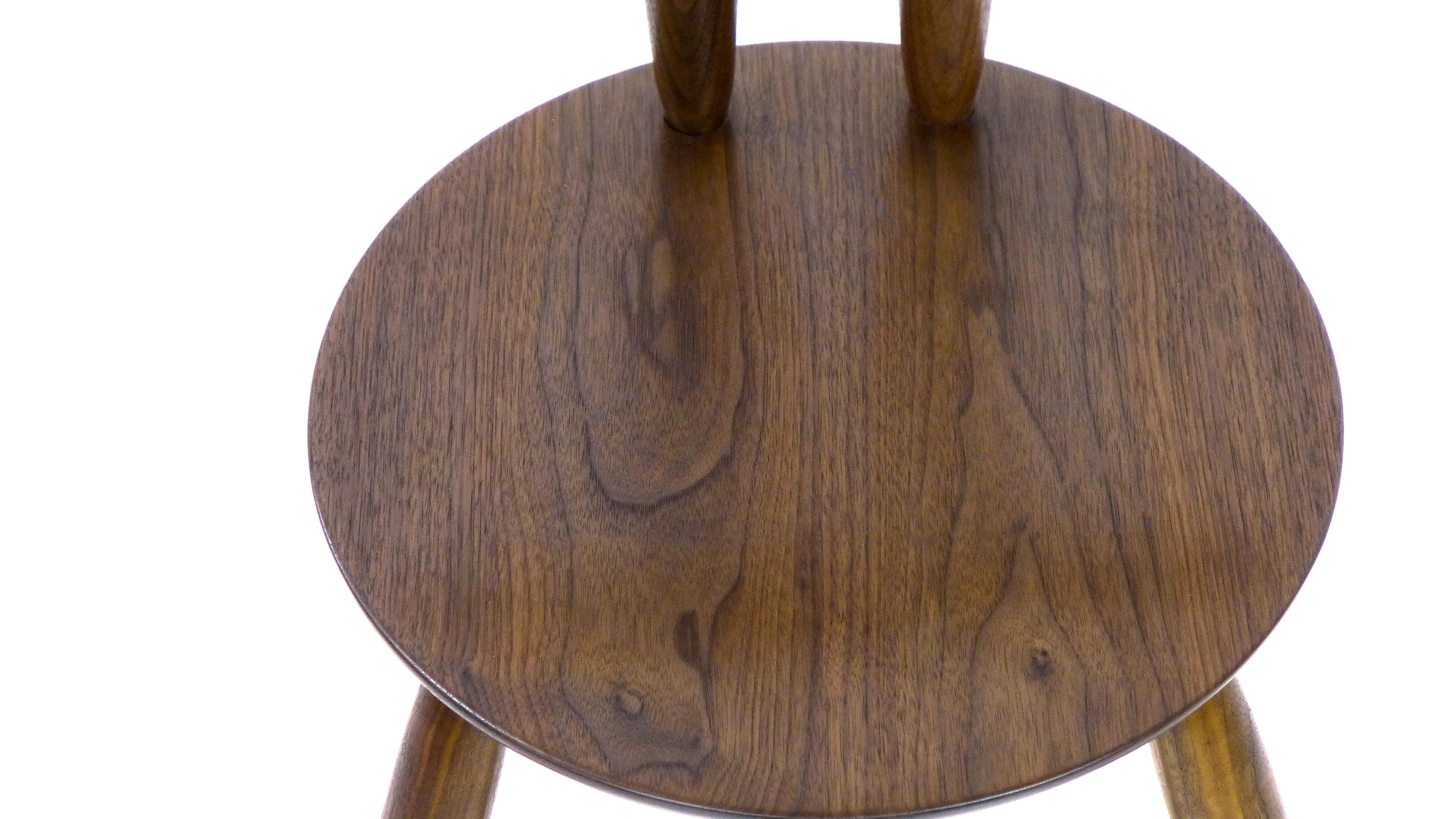 Contemporary Chair with Exquisite Joinery in Walnut by Birnam Wood Studio For Sale