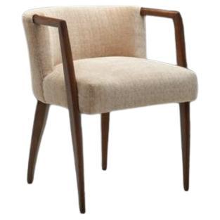 Chair with Geometric Armrests in the manner of Karl Witzmann, Austria 1920s For Sale