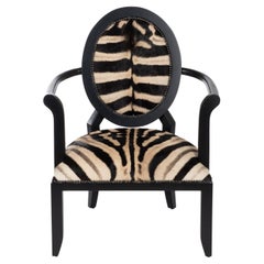 Chair, Zebra Hide Manhattan