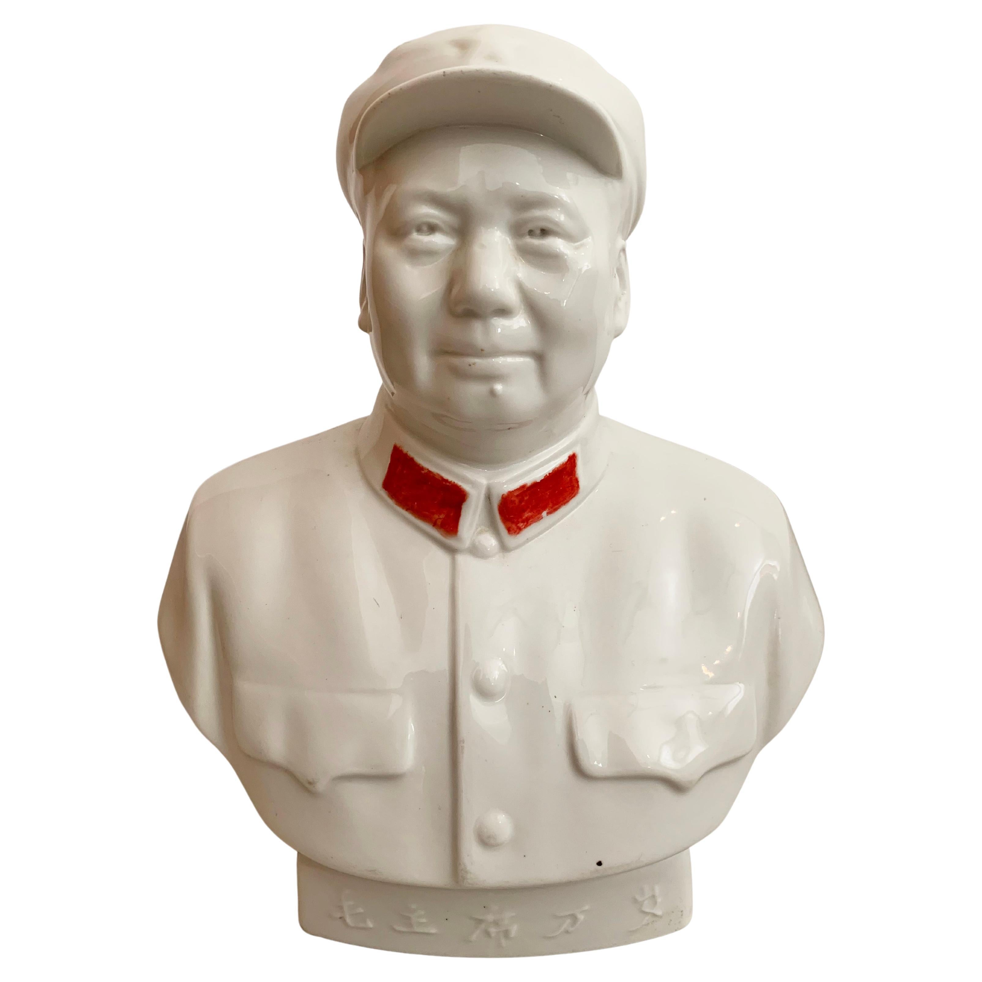 Chairman Mao Cultural Revolution Porcelain Figure, c. 1950
