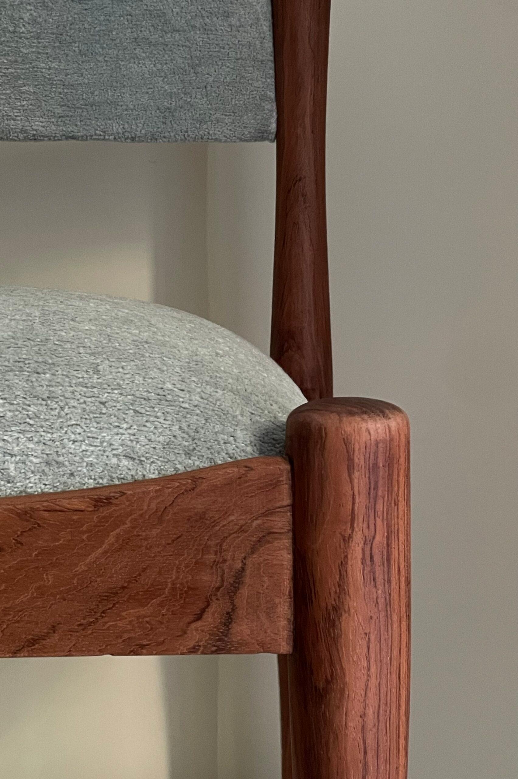 Italian Chairs 620 by Silvio Coppola for Bernini Natural - Glacier