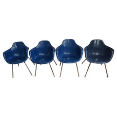 Chairs, Armchairs of Fiberglass by Krueger International, Set of Four