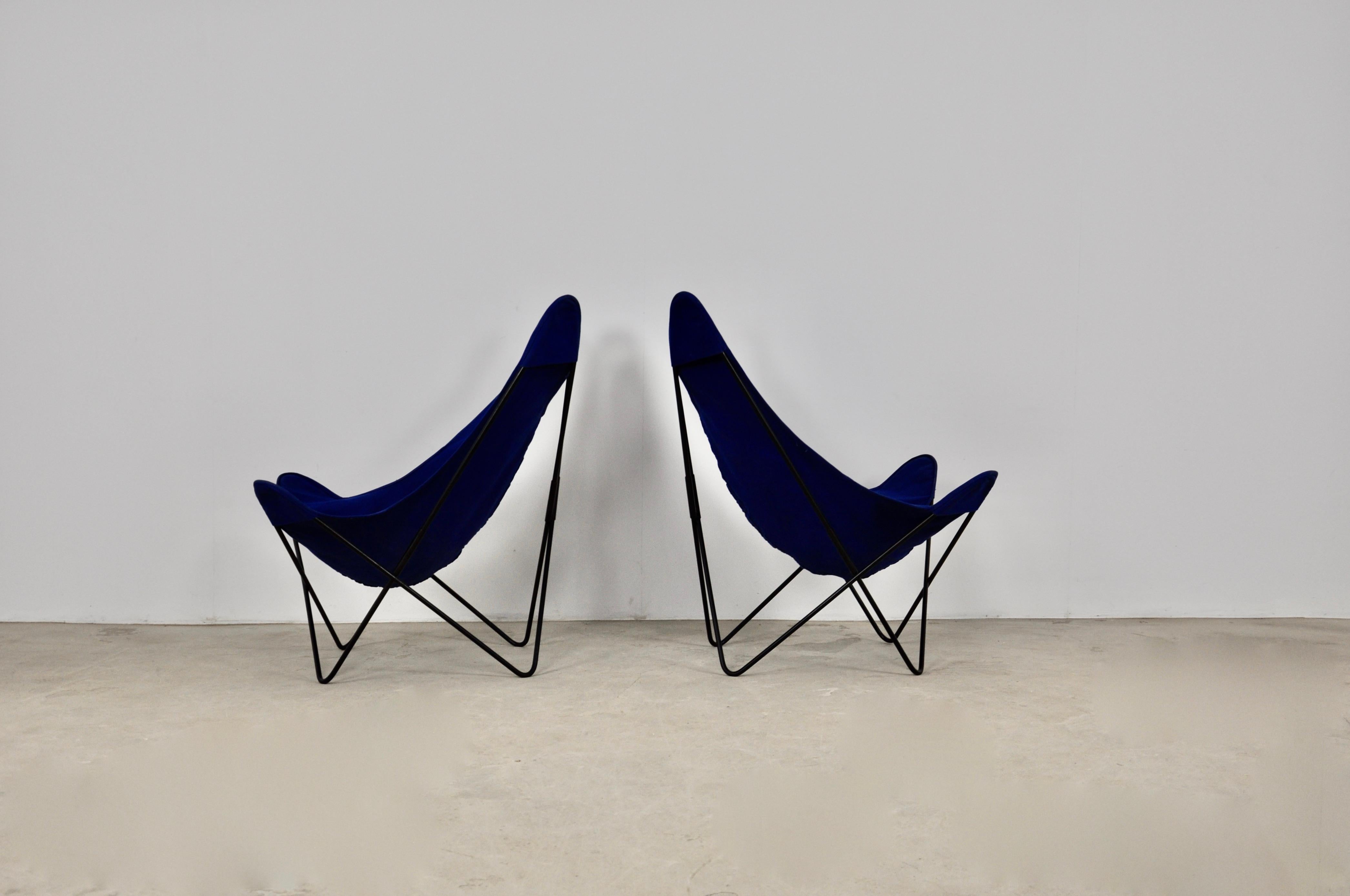Chairs Butterfly a by Jorge Ferrari-Hardoy for Knoll Inc Set 2 1