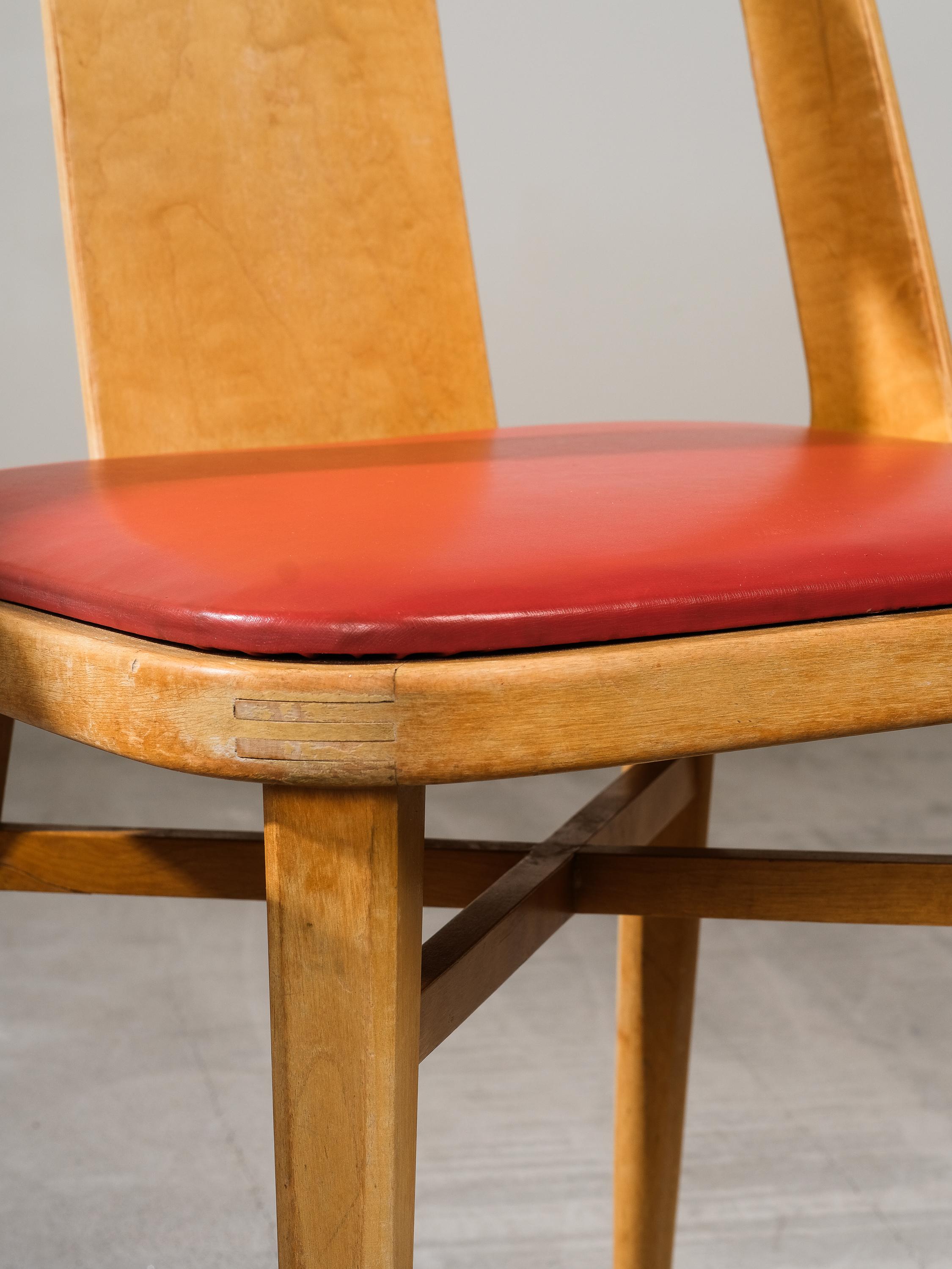 Stühle von Axel Larsson für Bodafors, 4er-Set, 1950er-Set, Stühle im Angebot 2