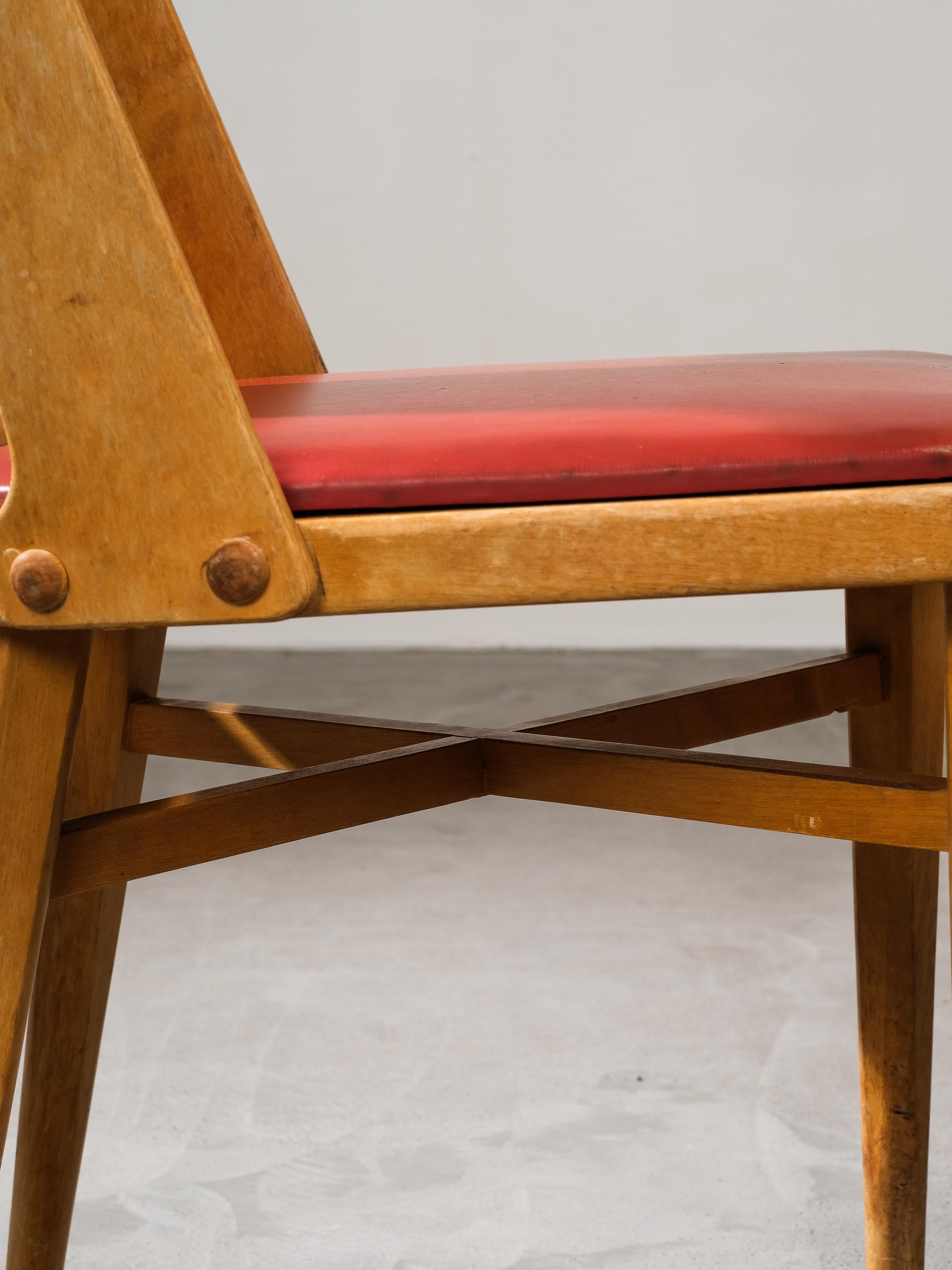 Stühle von Axel Larsson für Bodafors, 4er-Set, 1950er-Set, Stühle im Angebot 9