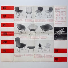 Chairs By Bertoia (Folleto/póster de marketing de Knoll)