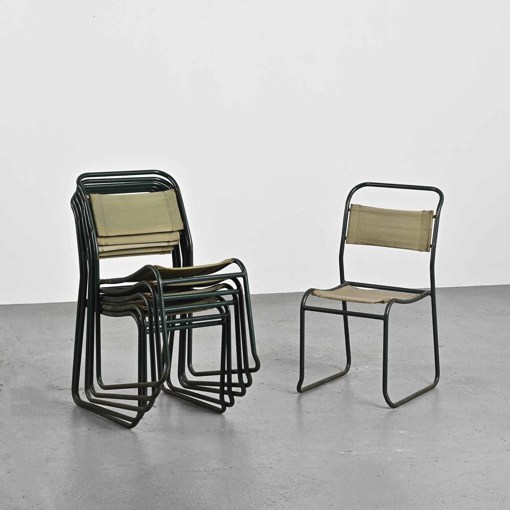 Chairs by Bruno Pollack, circa 1935, Set of 6  For Sale 3