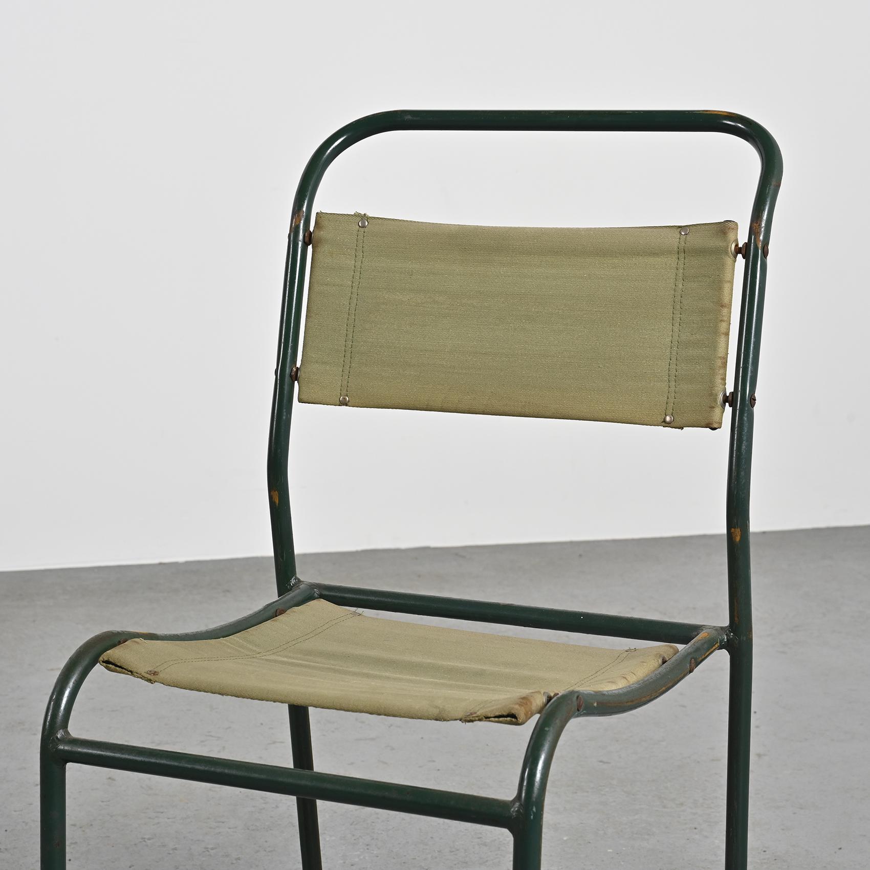 Chairs by Bruno Pollack, circa 1935, Set of 6  In Excellent Condition For Sale In VILLEURBANNE, FR