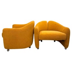 Chairs by Eugenio Gerli for Tecno PS 142, 1970's