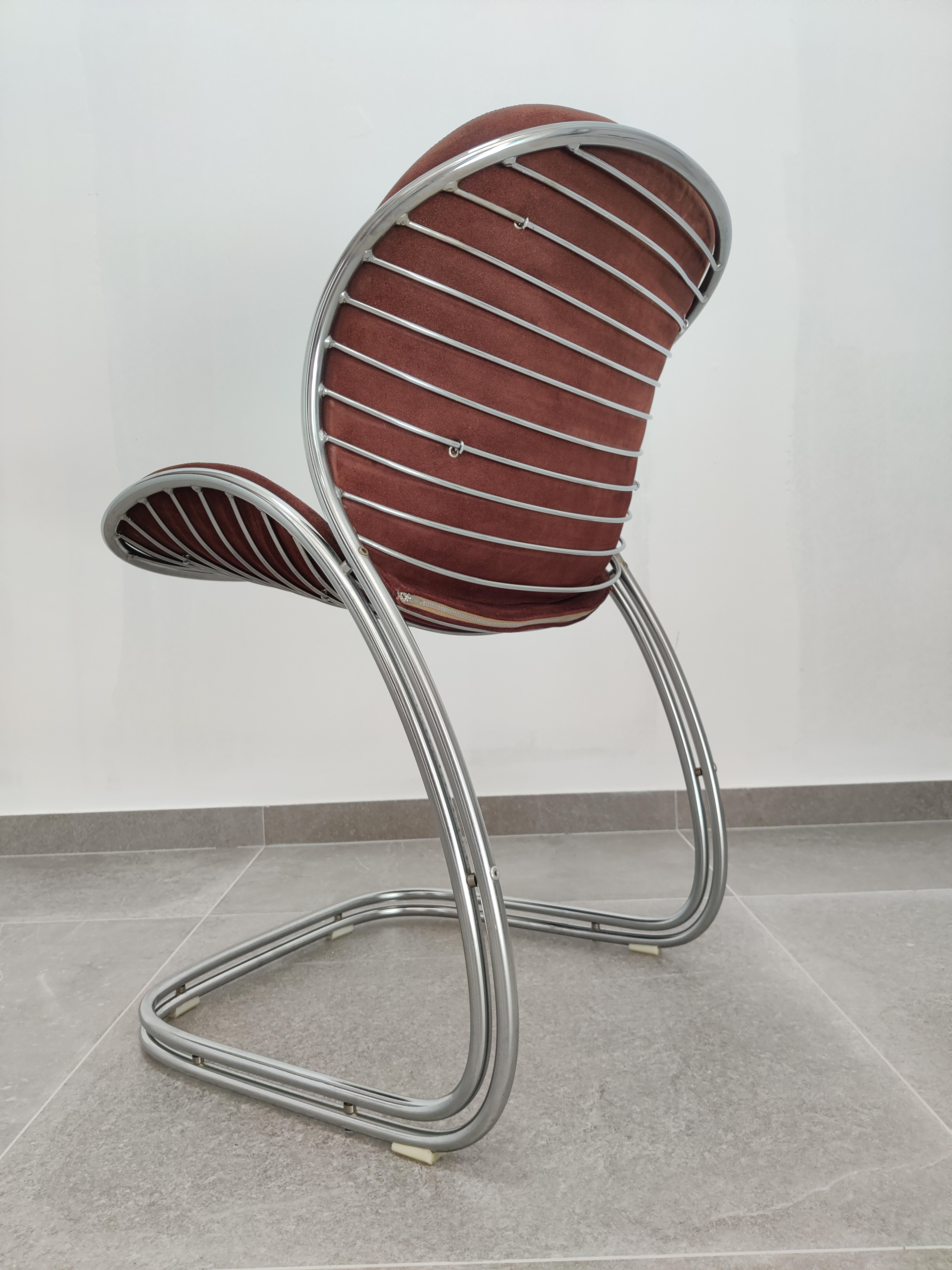 Mid-Century Modern Chairs by Gastone Rinaldi for Vidal Grau, 1970 Set of 4 For Sale