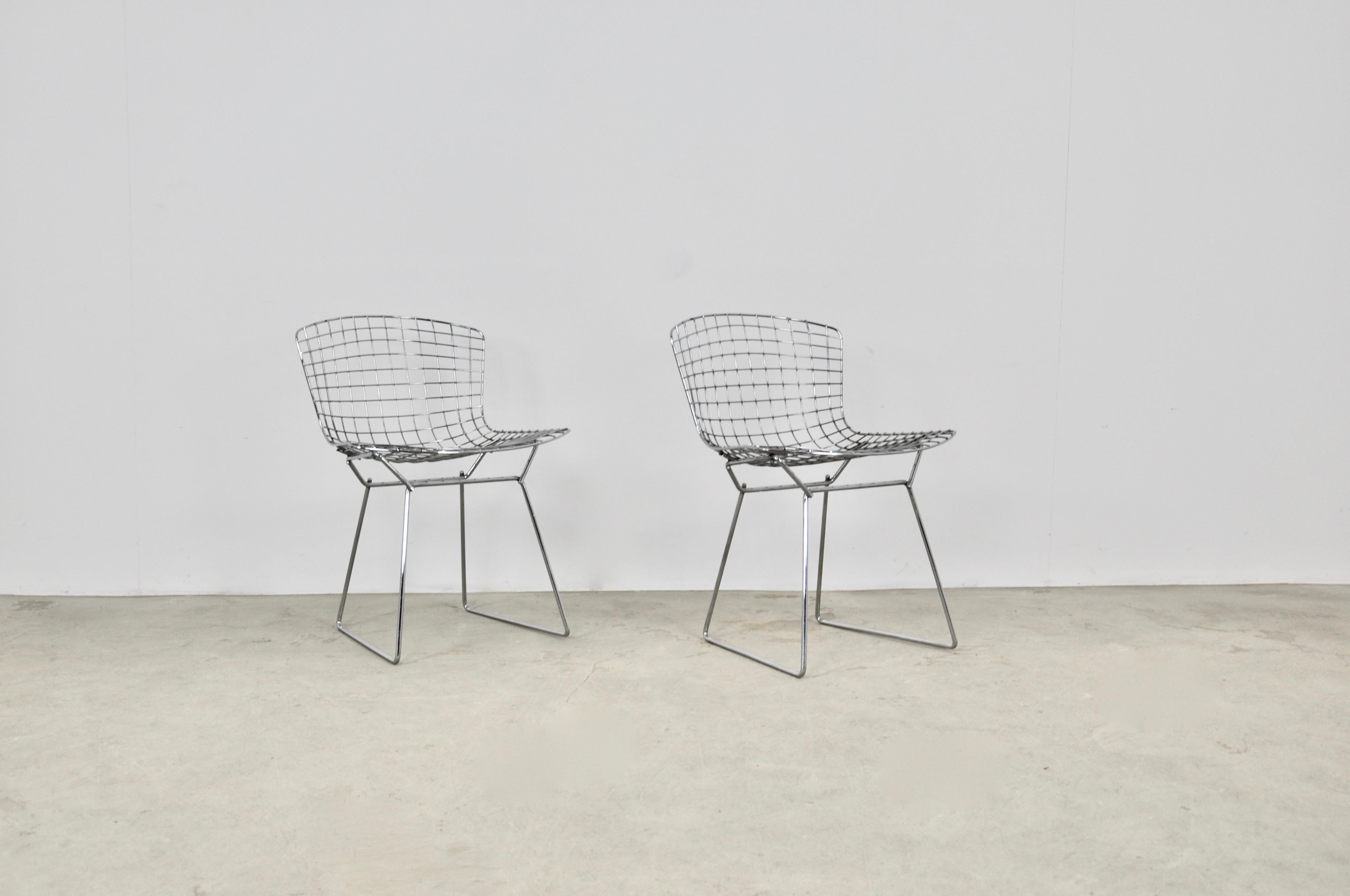 Mid-Century Modern Chairs by Harry Bertoia for Knoll, 1960s, Set of 2