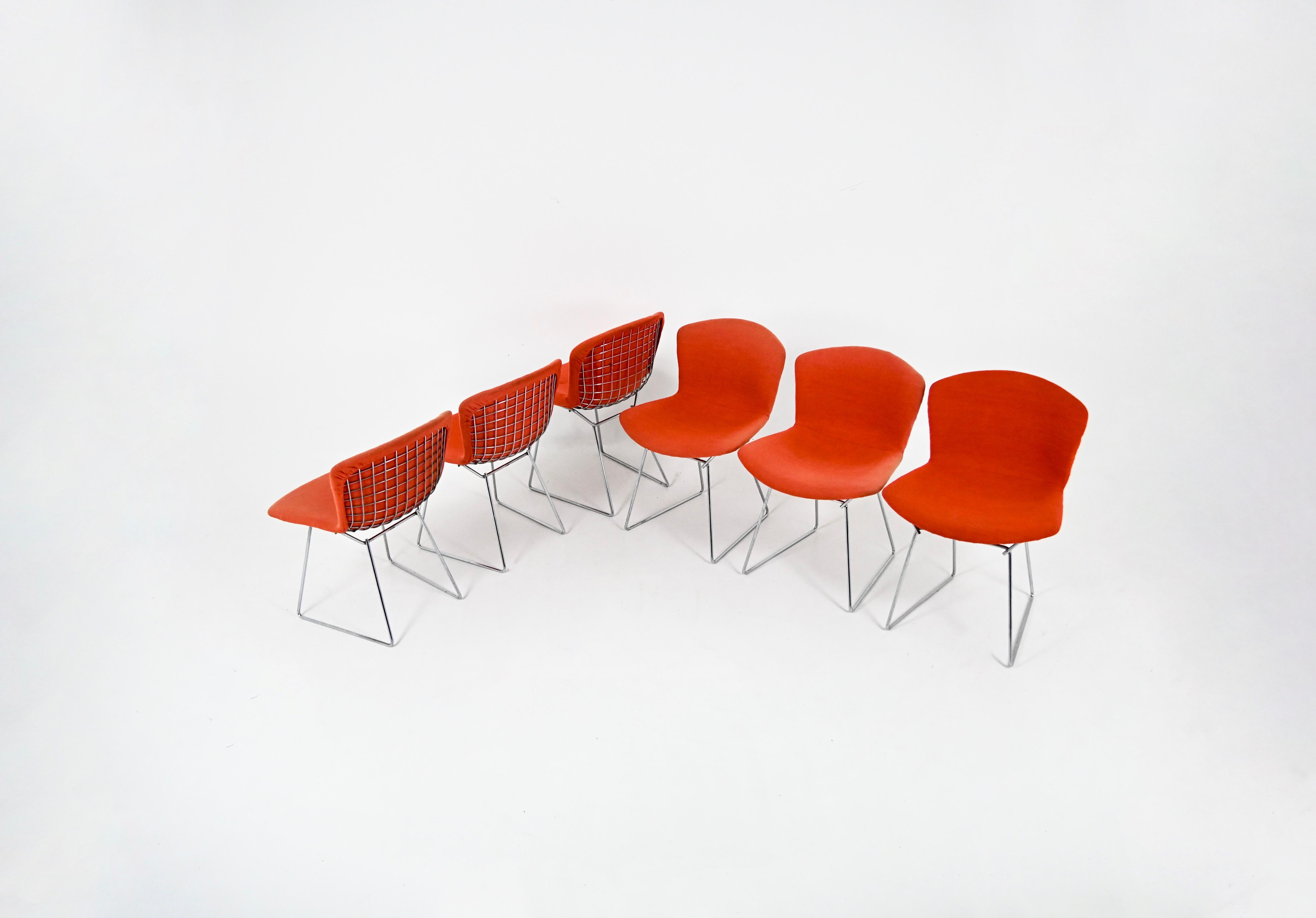 Centroamericano Sedie di Harry Bertoia per Knoll, anni '60, Set di 6 in vendita