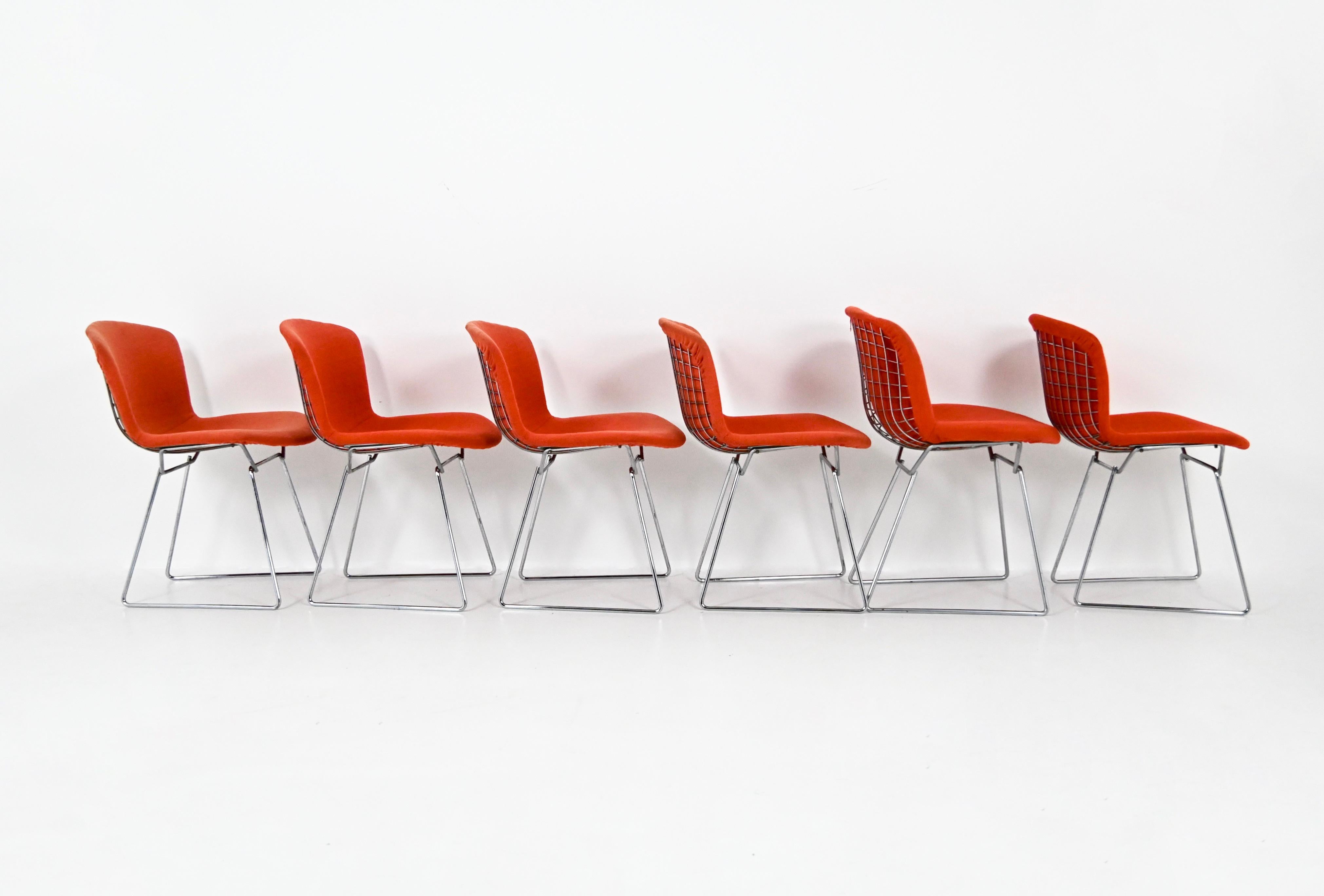 Metà XX secolo Sedie di Harry Bertoia per Knoll, anni '60, Set di 6 in vendita