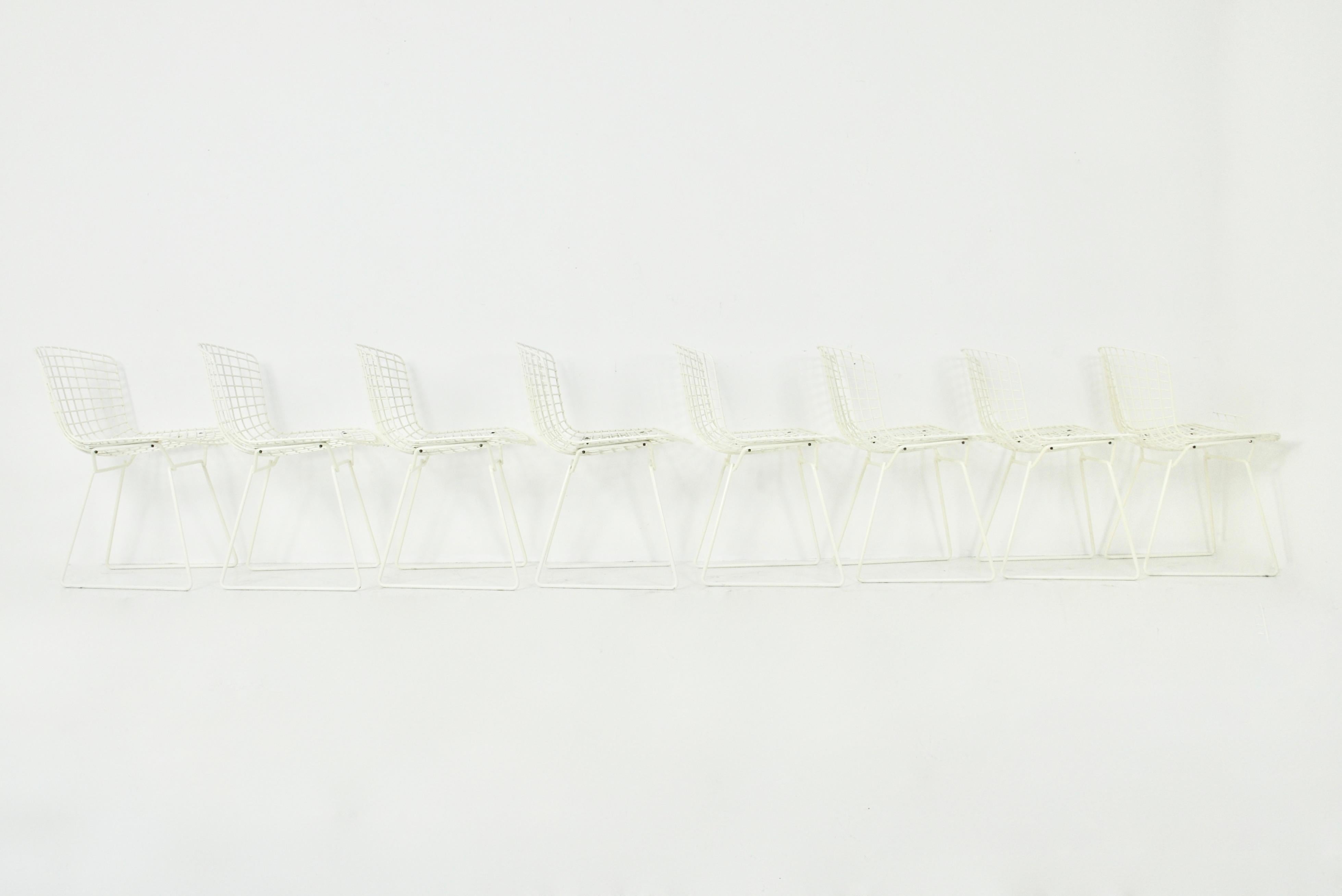 Stühle von Harry Bertoia für Knoll, 8er-Set, 1960er Jahre im Zustand „Gut“ im Angebot in Lasne, BE