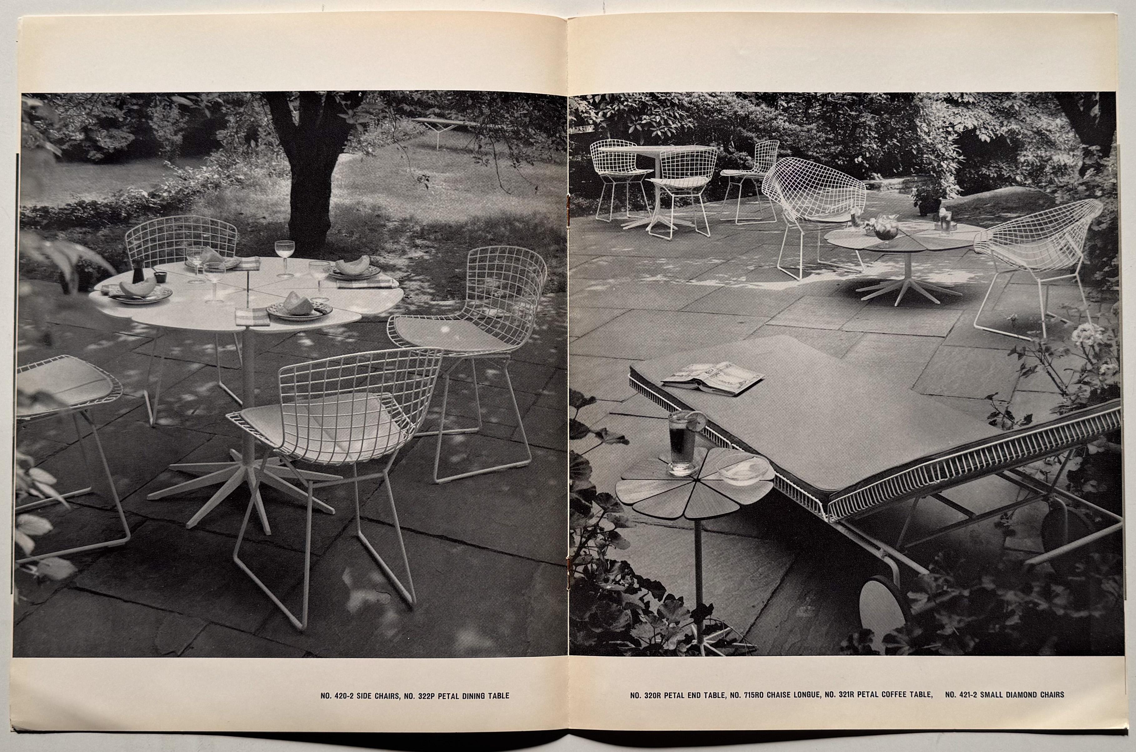 Chairs by Harry Bertoia: Knoll Associates, Inc Brochure In Good Condition For Sale In New York, NY