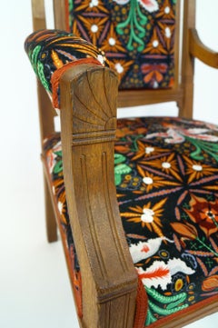 Chairs by Louis Sparre with Klaus Haapaniemi Upholstery
