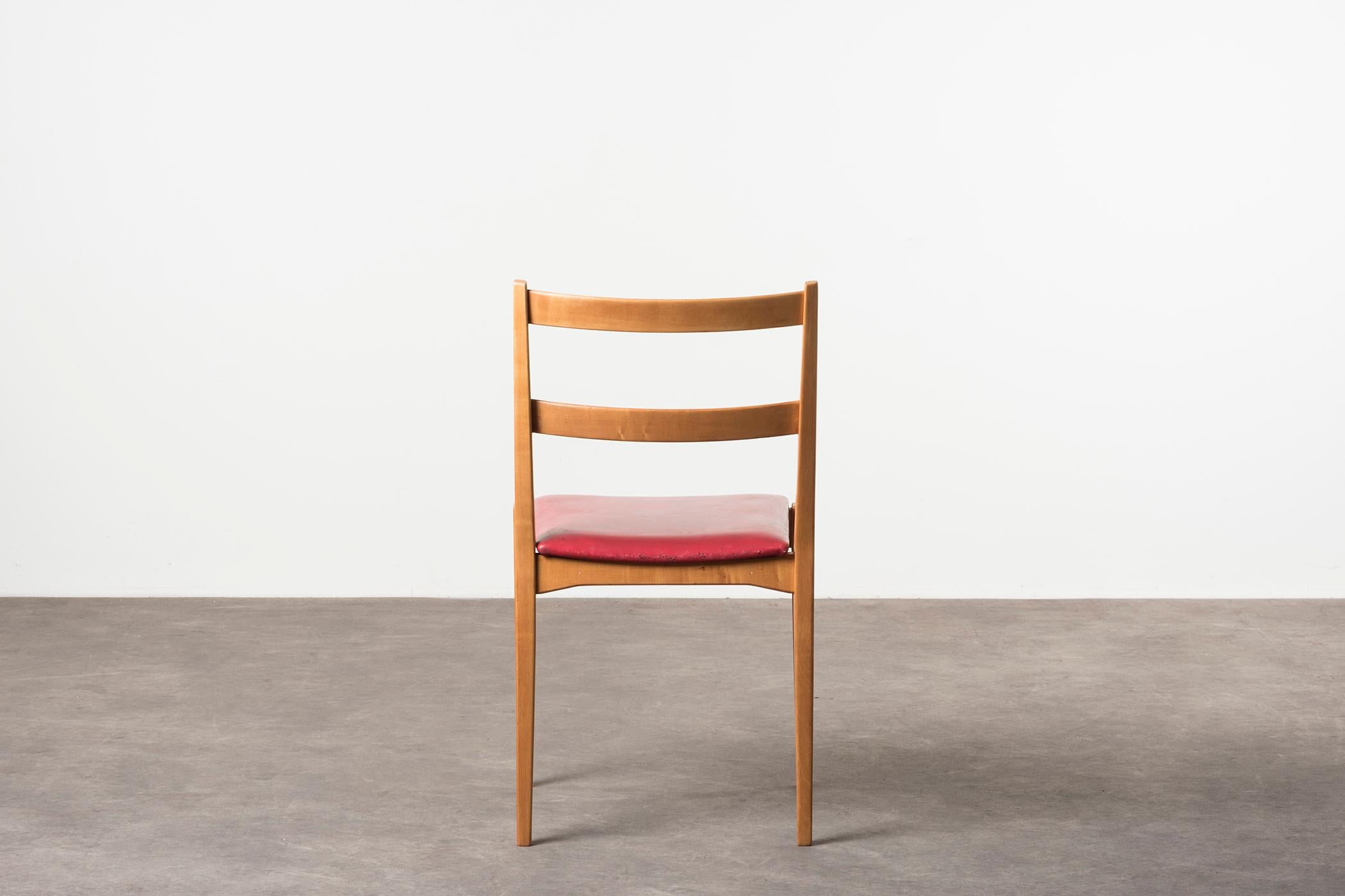 Stühle von Melchiorre Bega (Leder) im Angebot
