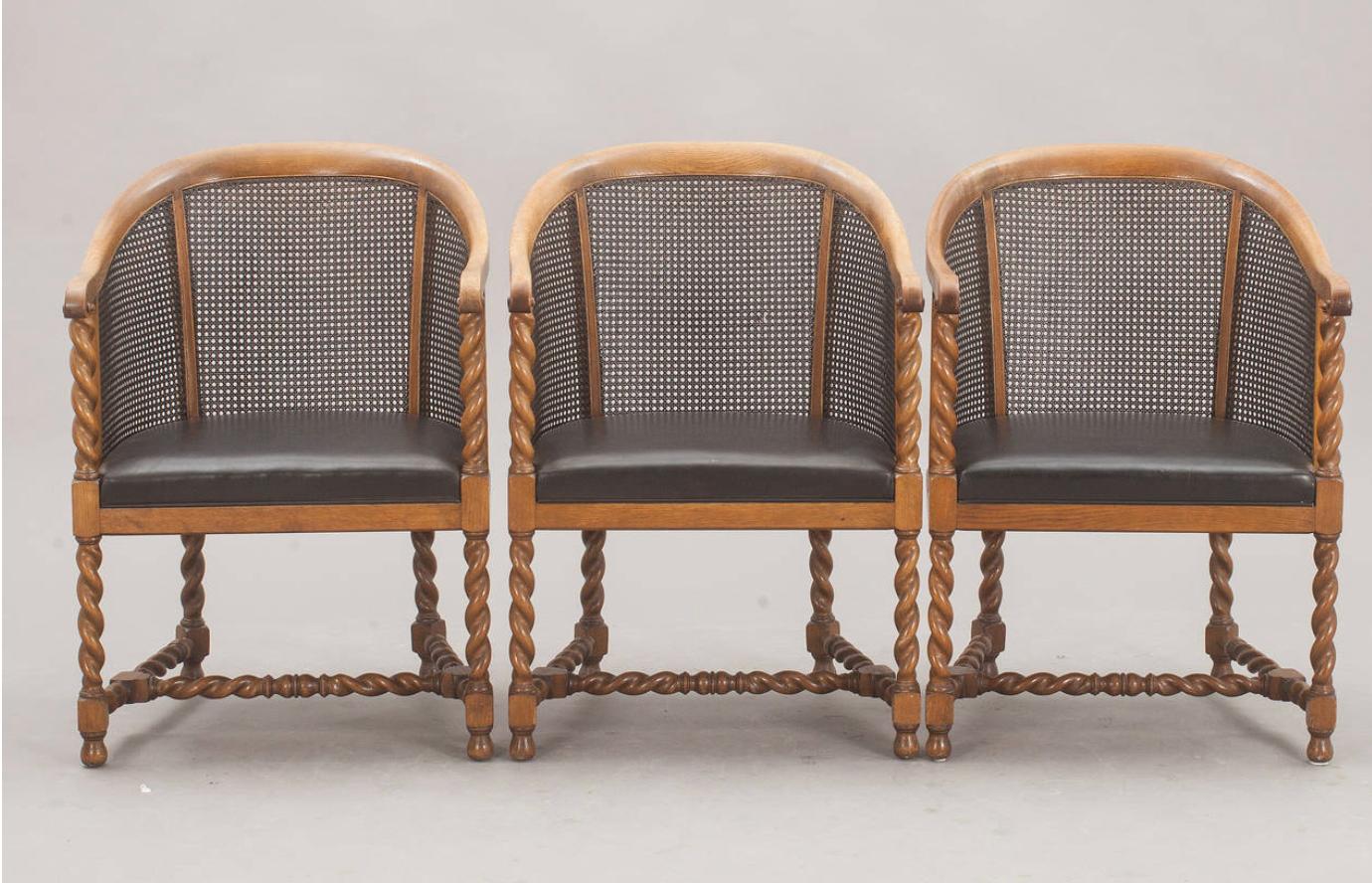 Swedish Chairs by Nordiska Kompaniet, 1926 For Sale
