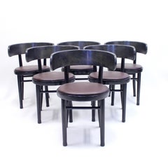 Chairs by Werner West for Wilhelm Schauman Ltd, circa 1940s, Set of 6