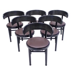 Chairs by Werner West for Wilhelm Schauman Ltd, circa 1940s, Set of 6