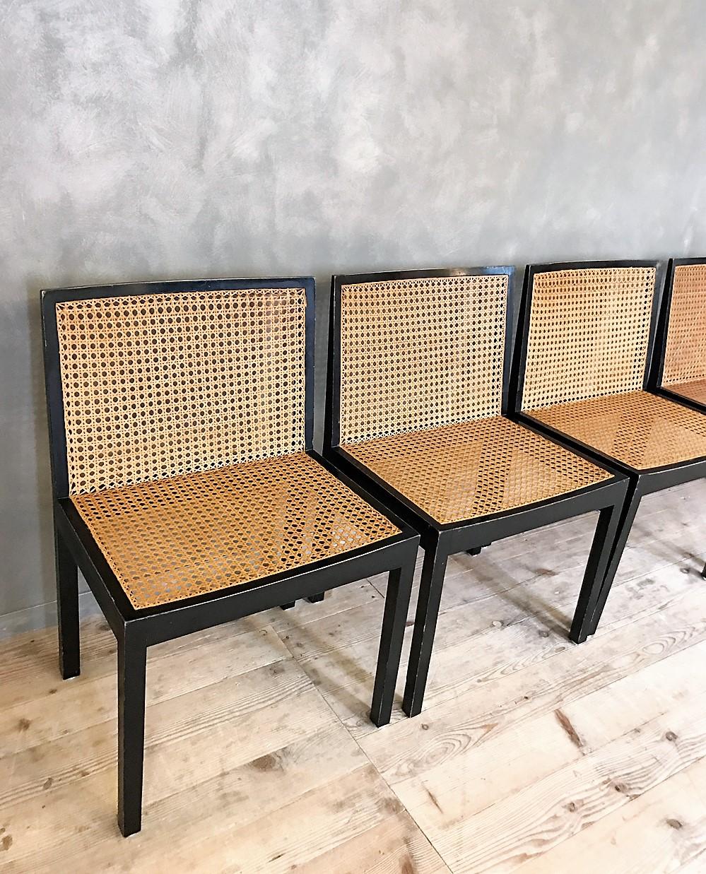 Bauhaus Chairs by Willy Guhl for Dietiker, 1942, Set of Four For Sale