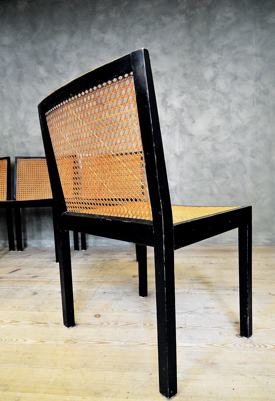 Mid-20th Century Chairs by Willy Guhl for Dietiker, 1942, Set of Four For Sale