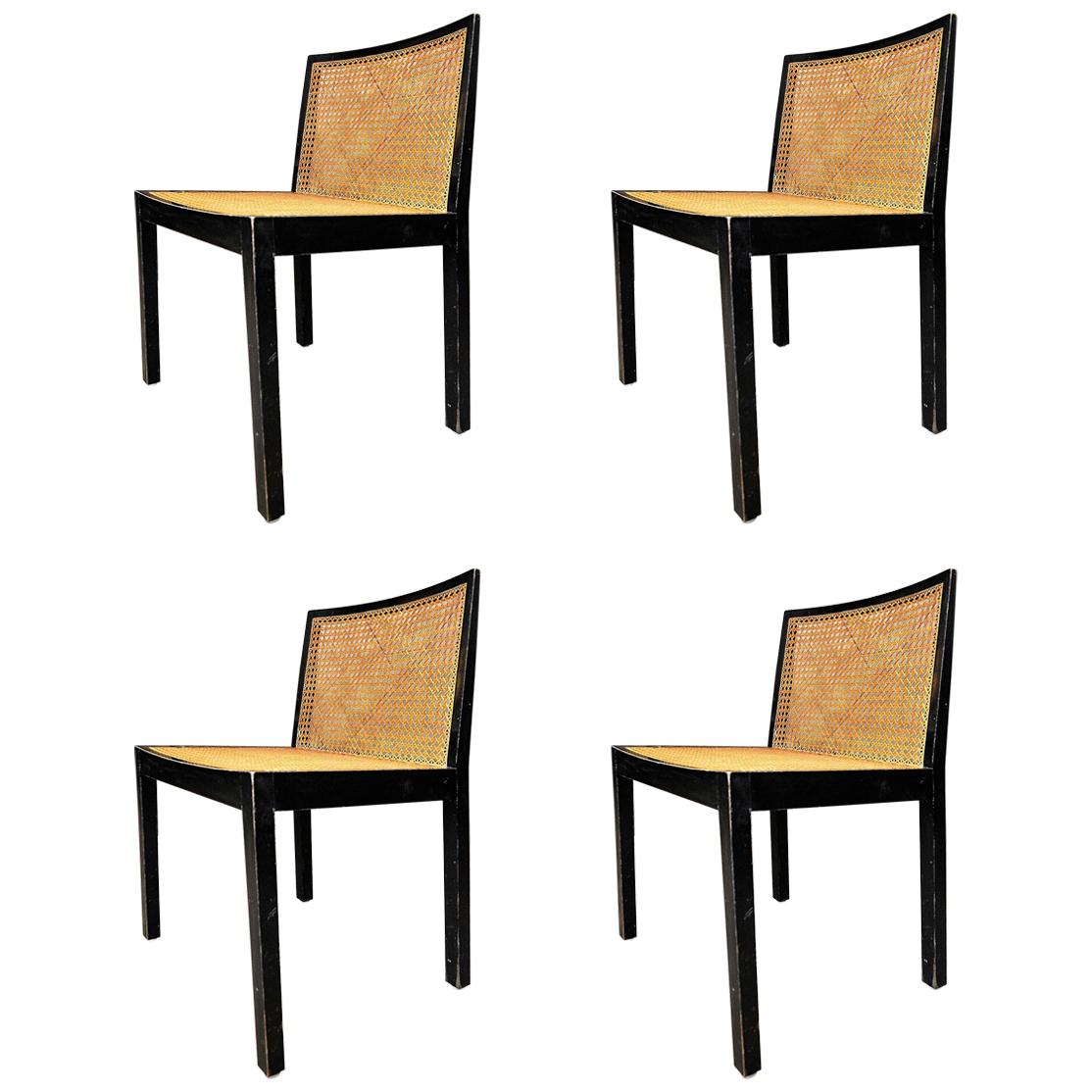 Chairs by Willy Guhl for Dietiker, 1942, Set of Four For Sale