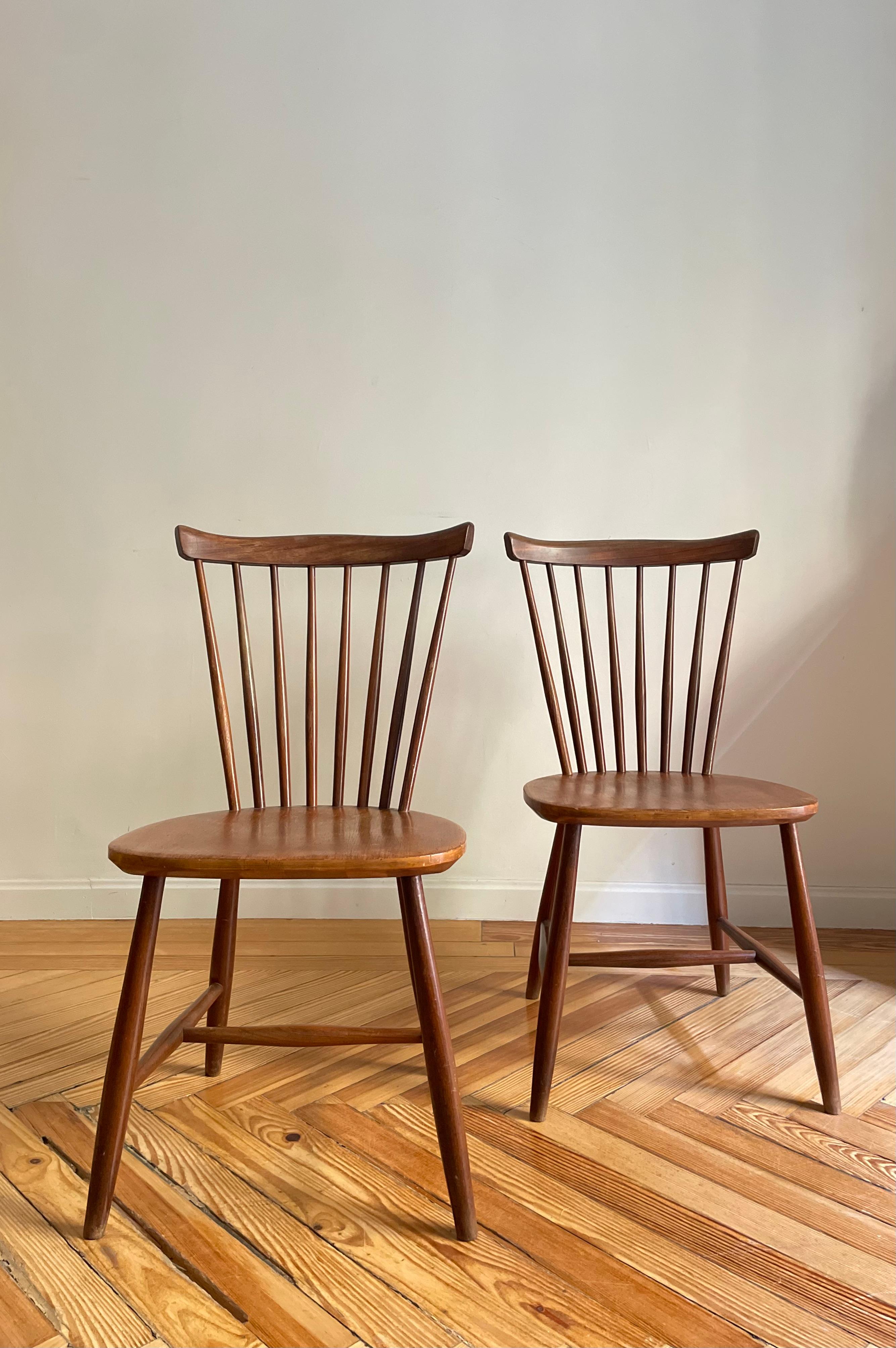 Chairs by Yngve Ekstrom for Pastoe In Good Condition For Sale In MADRID, ES