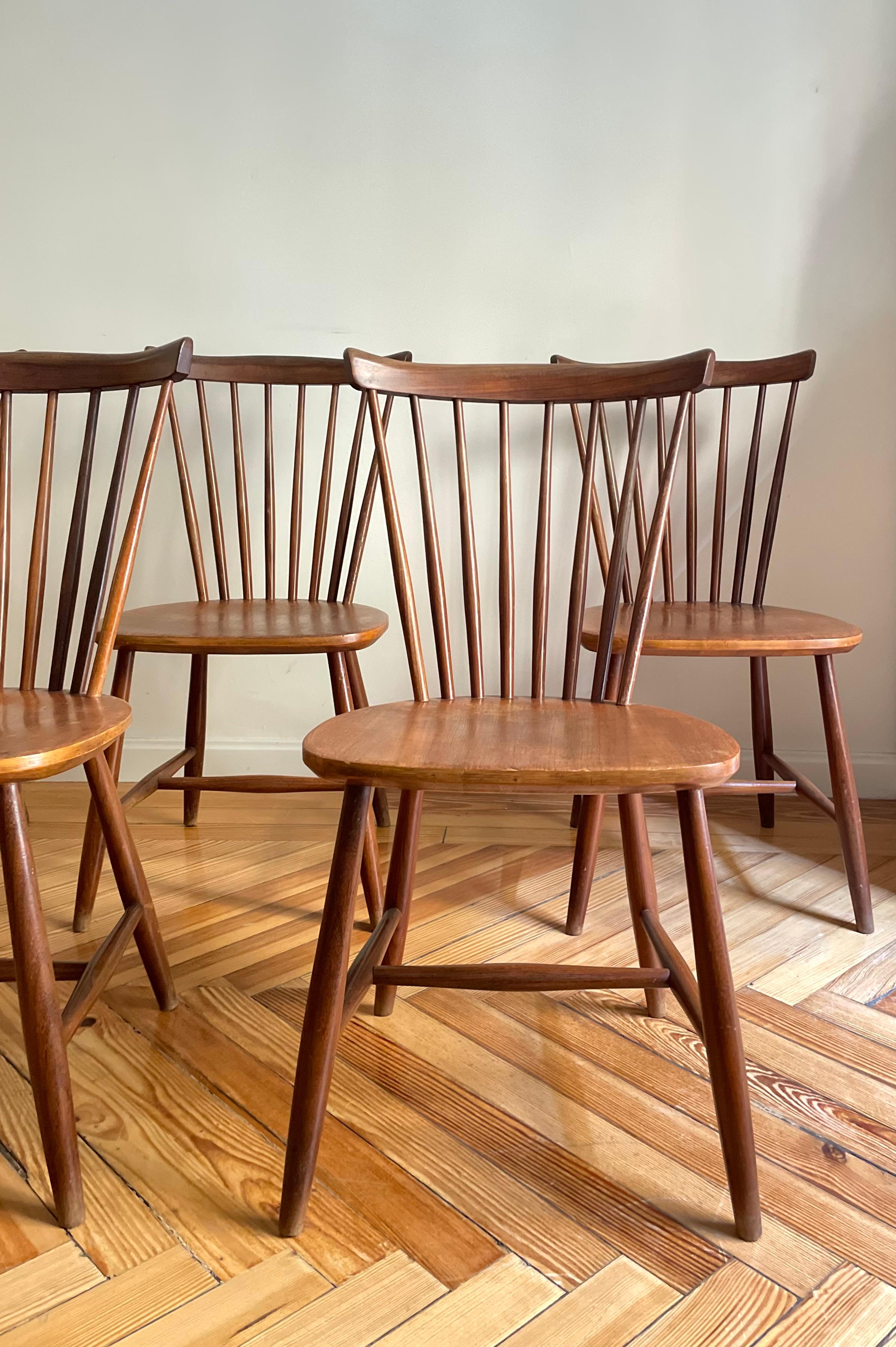 Chairs by Yngve Ekstrom for Pastoe For Sale 1