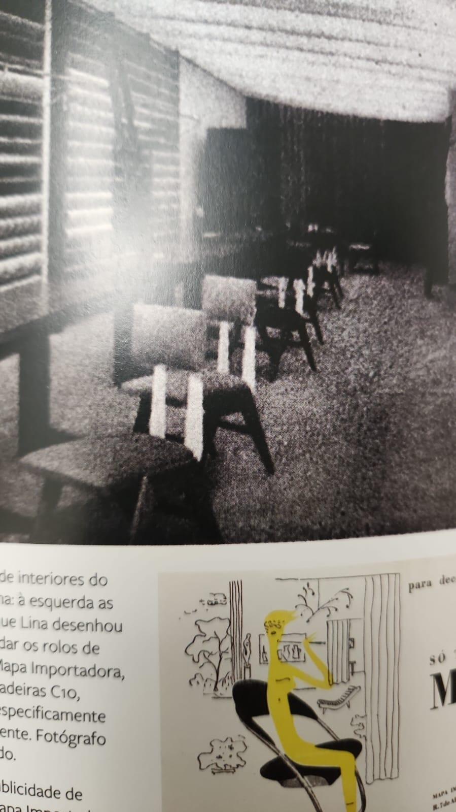 Chairs C10 by Lina Bo Bardi In Fair Condition In Guarulhos, BR