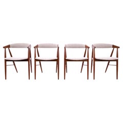 Stühle entworfen von Ejner Larsen & Aksel Bender Madsen, Dänemark, 1960er Jahre. Nach ren