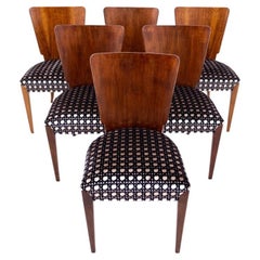 Chaises conçues par J. Halabala dans les années 1930, Tchécoslovaquie. Après la rénovation.