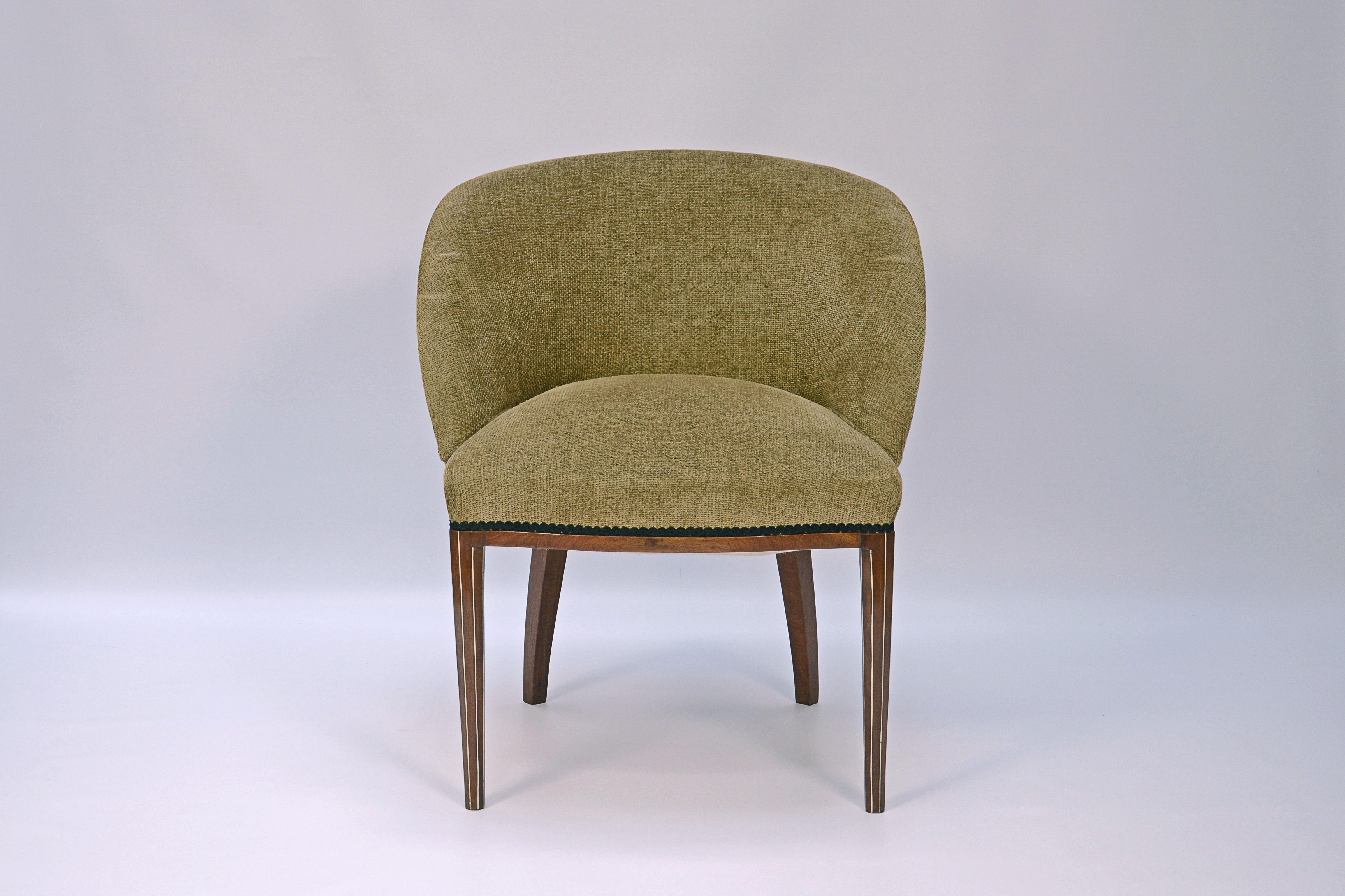 Art Deco Chairs Designed by Jules Leleu For Sale