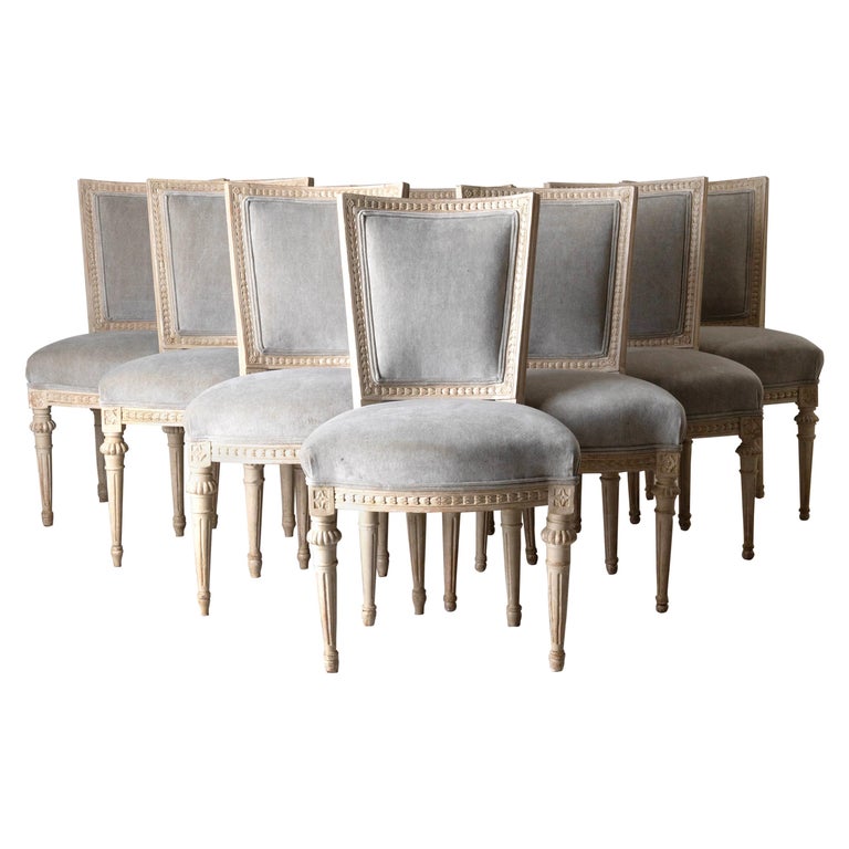 Gustavian chairs, 1790–1810, offered by Laserow Antiques