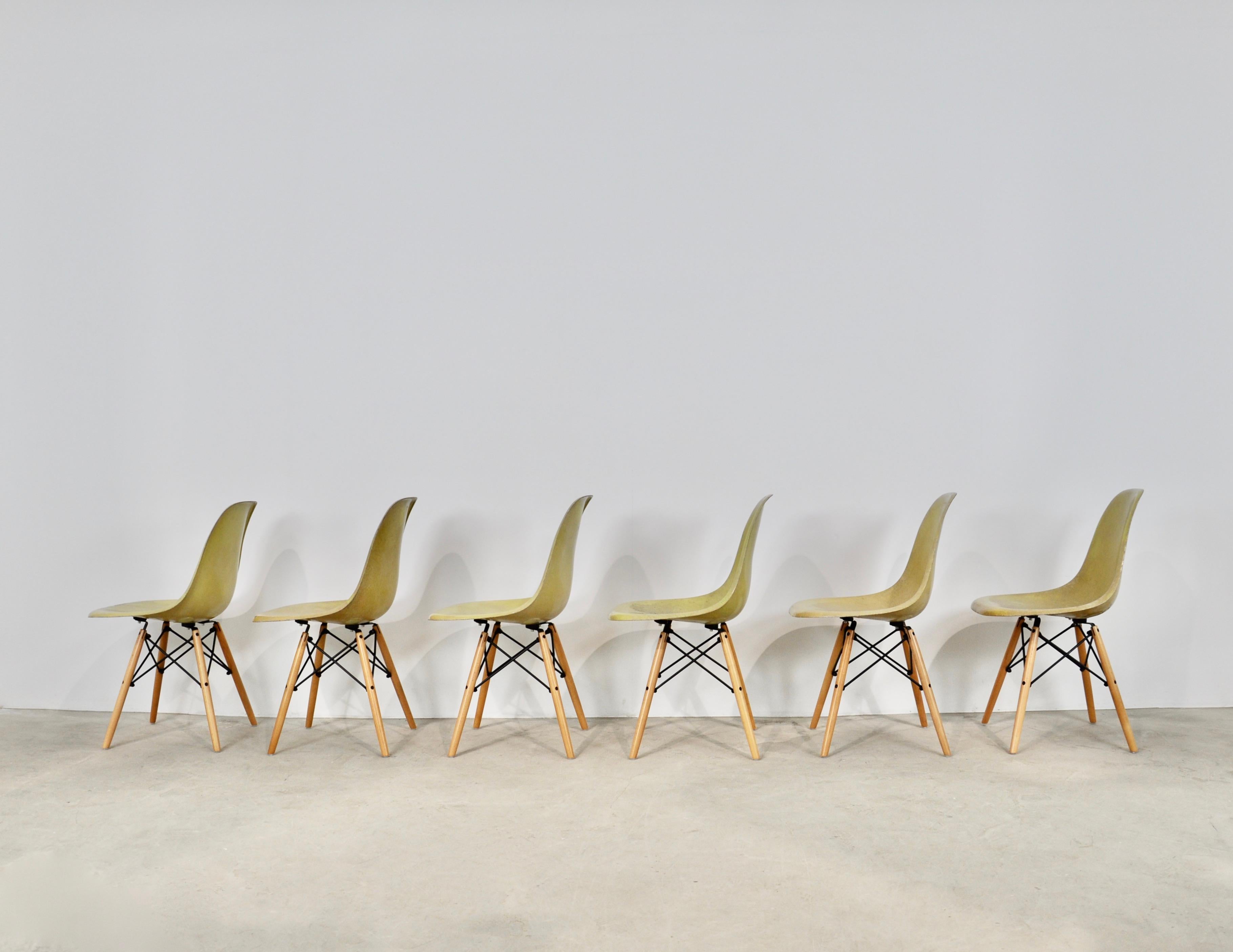 Central American Chairs DSW by Charles & Ray Eames for Herman Miller, 1970s