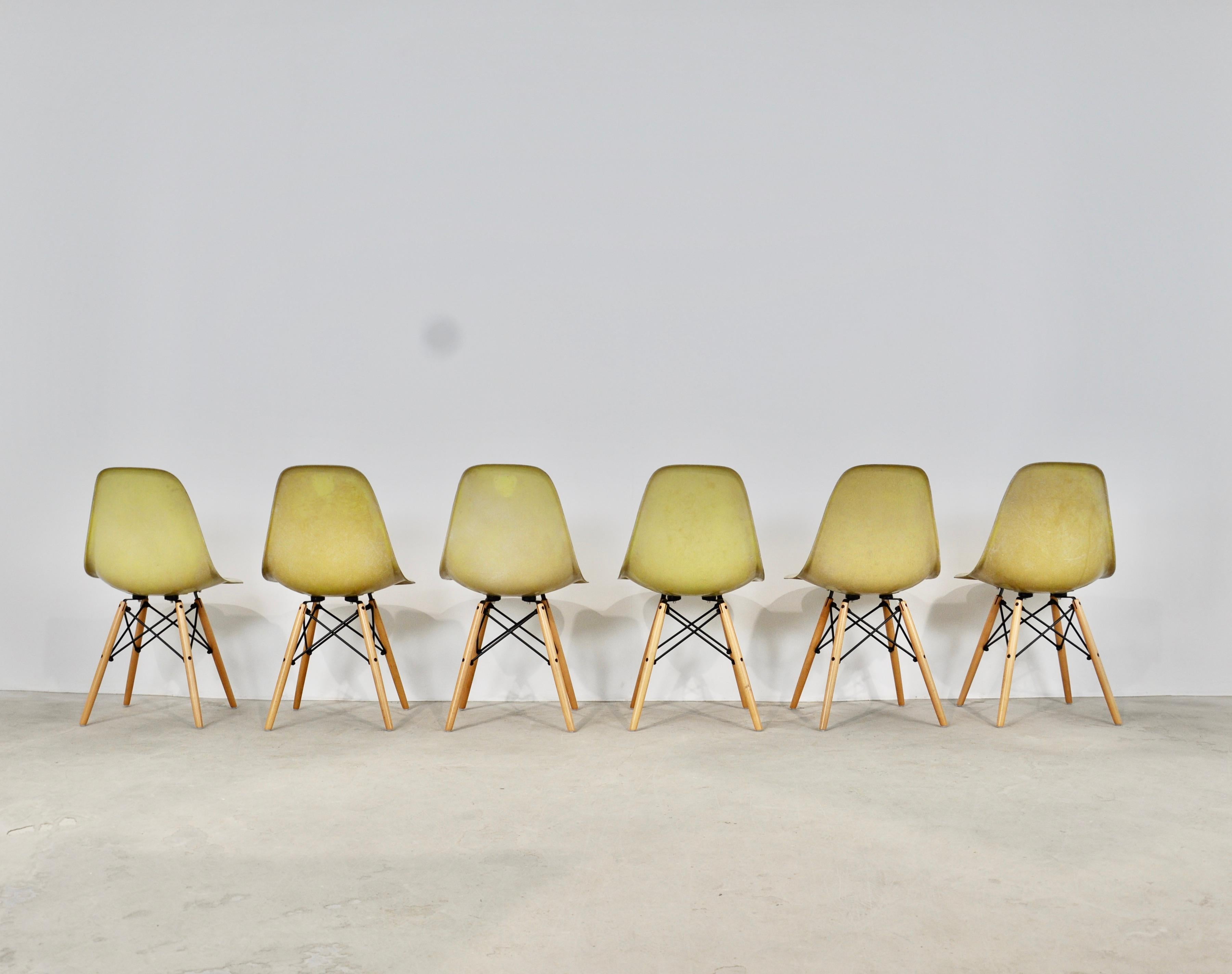 Late 20th Century Chairs DSW by Charles & Ray Eames for Herman Miller, 1970s