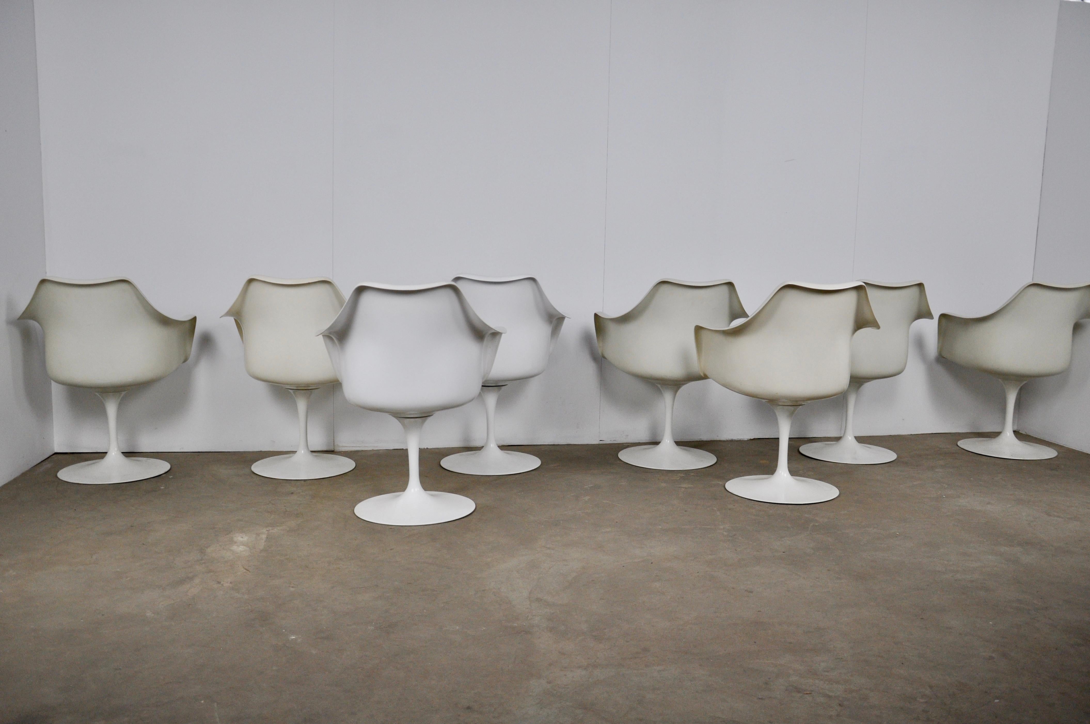 Mid-Century Modern Chairs EEro Saarinen for knoll International, 1960s Set of 8