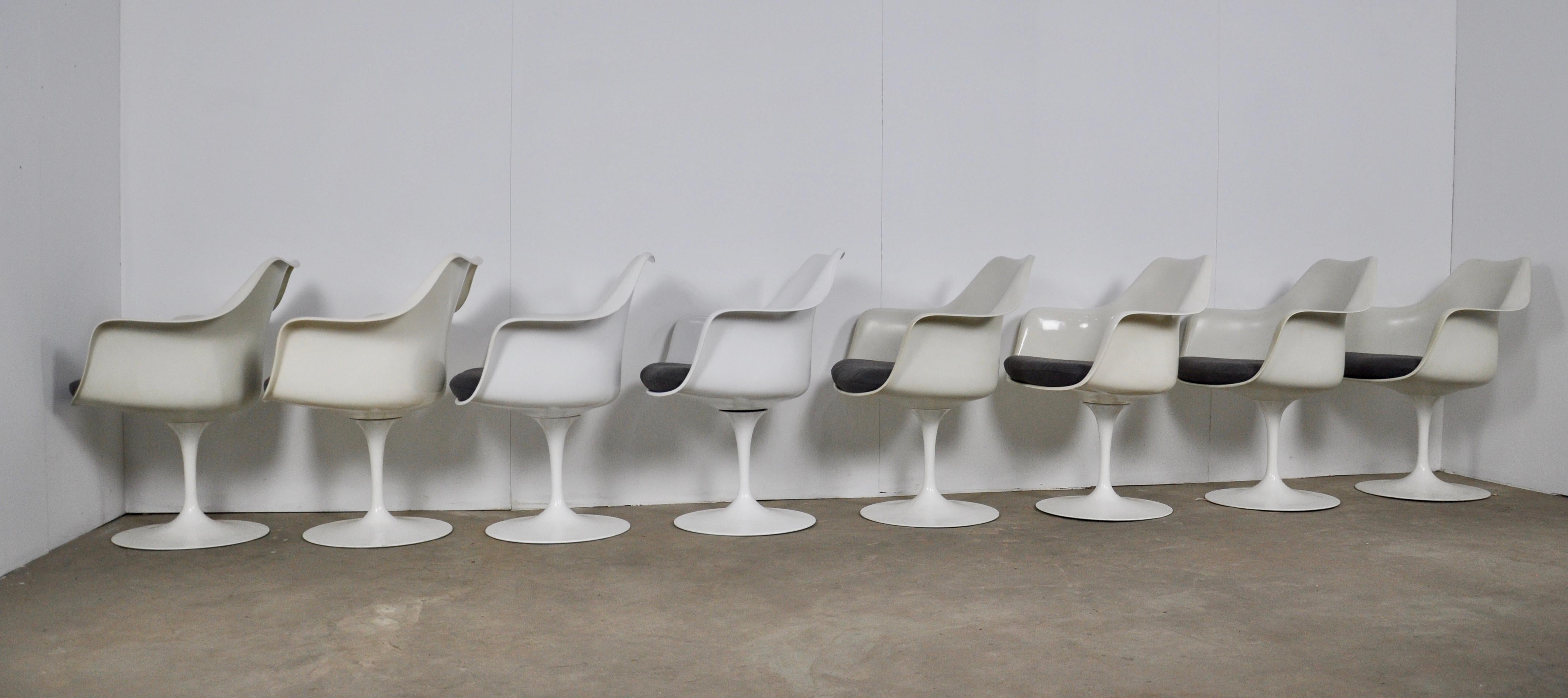 Mid-20th Century Chairs EEro Saarinen for knoll International, 1960s Set of 8