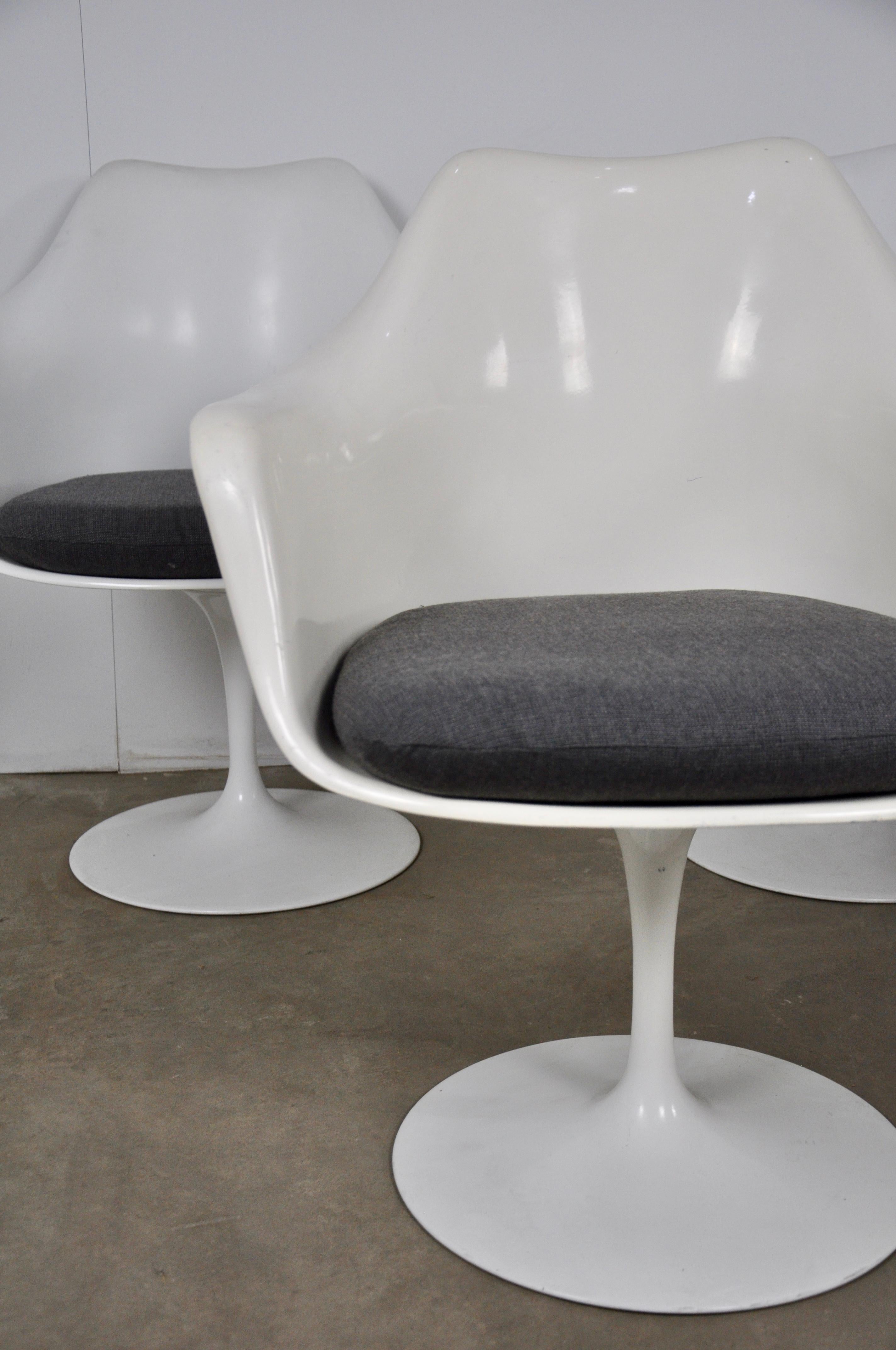 Aluminum Chairs EEro Saarinen for knoll International, 1960s Set of 8