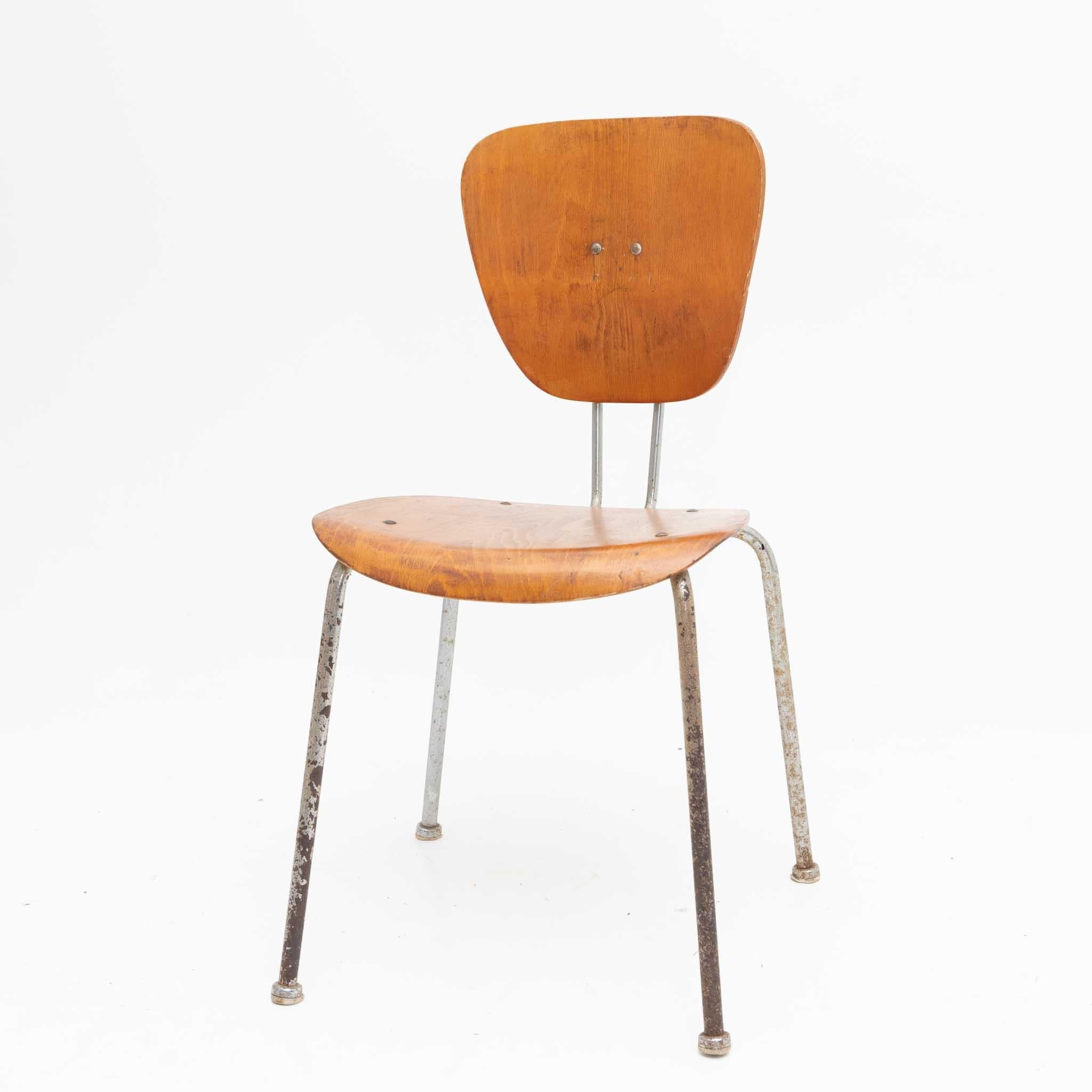 Wood Chairs in the Style of Egon Eiermann, probably Mid-20th Century For Sale