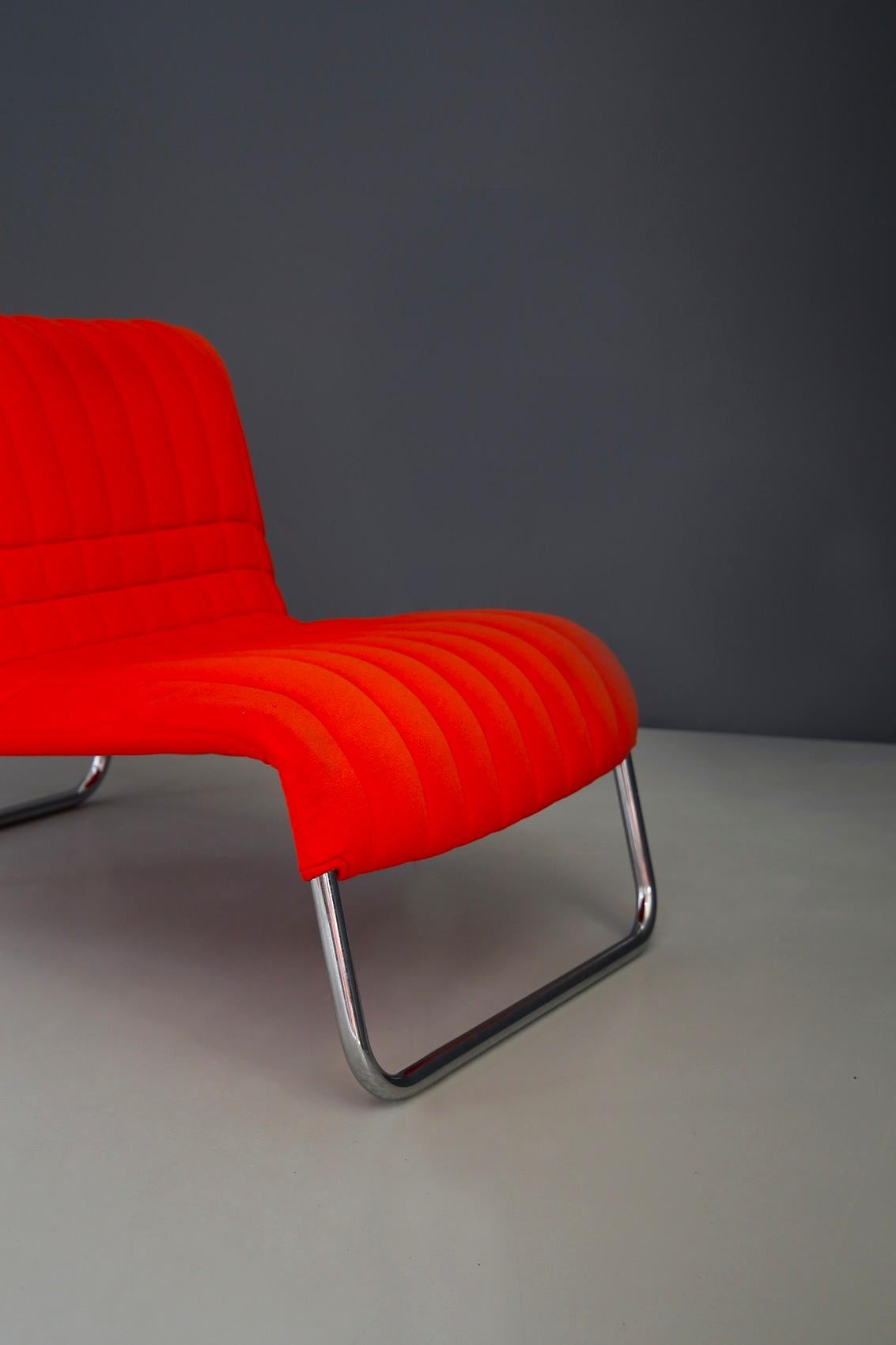 Chairs Lounge Italian Midcentury by De Pas and Lomazzi for Driade, 1970s In Good Condition In Milano, IT