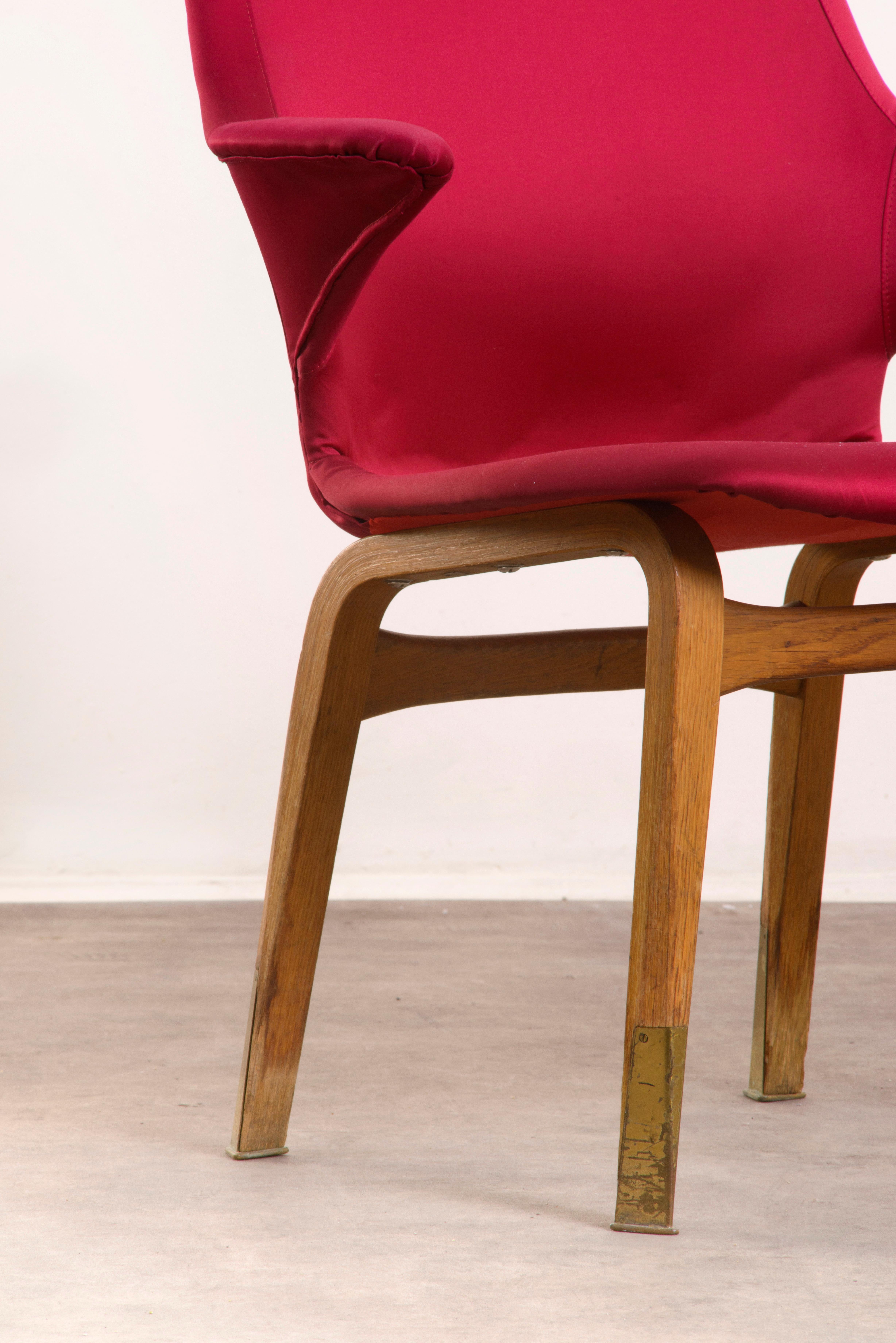 Chairs Lulu-Ilmari Tapiovaara-Finland-Mid 20th Century-Manufactured by Asko For Sale 6
