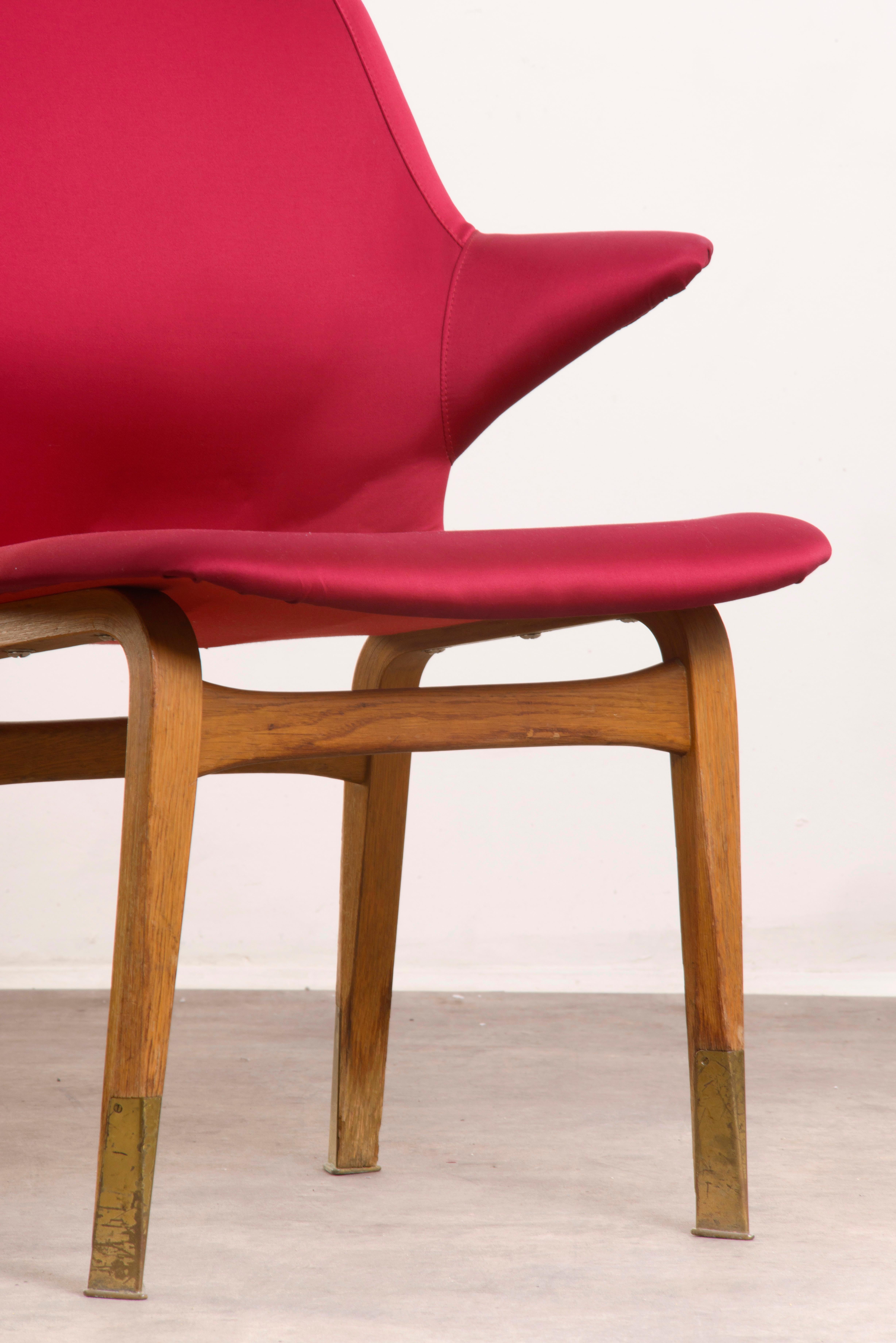 Chairs Lulu-Ilmari Tapiovaara-Finland-Mid 20th Century-Manufactured by Asko For Sale 7