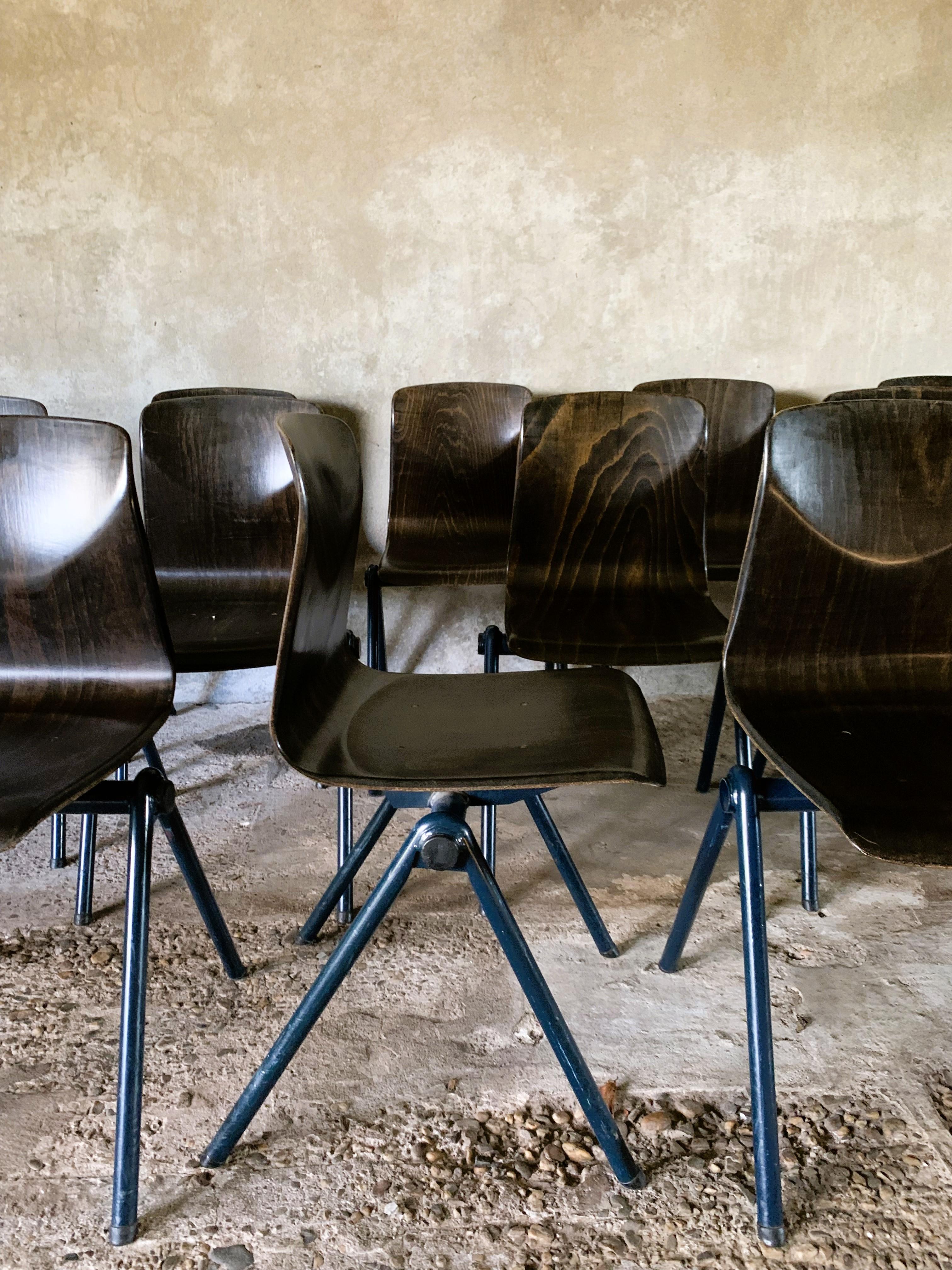 Mid-20th Century Chairs Model S30 From Galvanitas For Sale