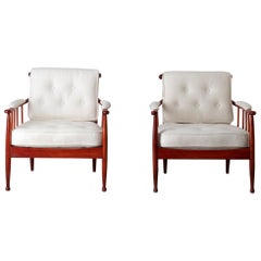Chairs Pair of 1960s Lounge Swedish Skrindan by Kerstin Horlin-Holmqvist Sweden