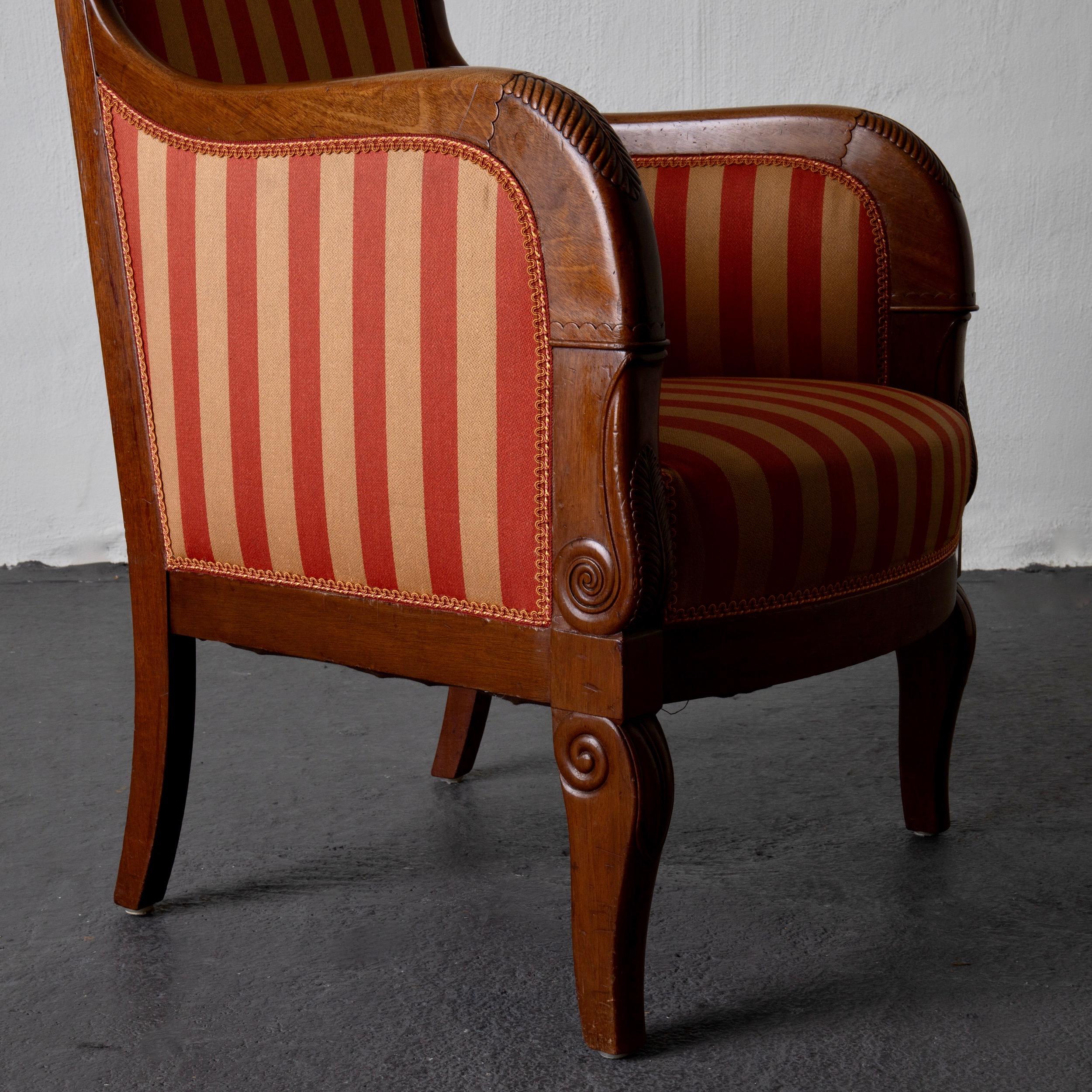 Chairs Pair of Empire French Mahogany France 1