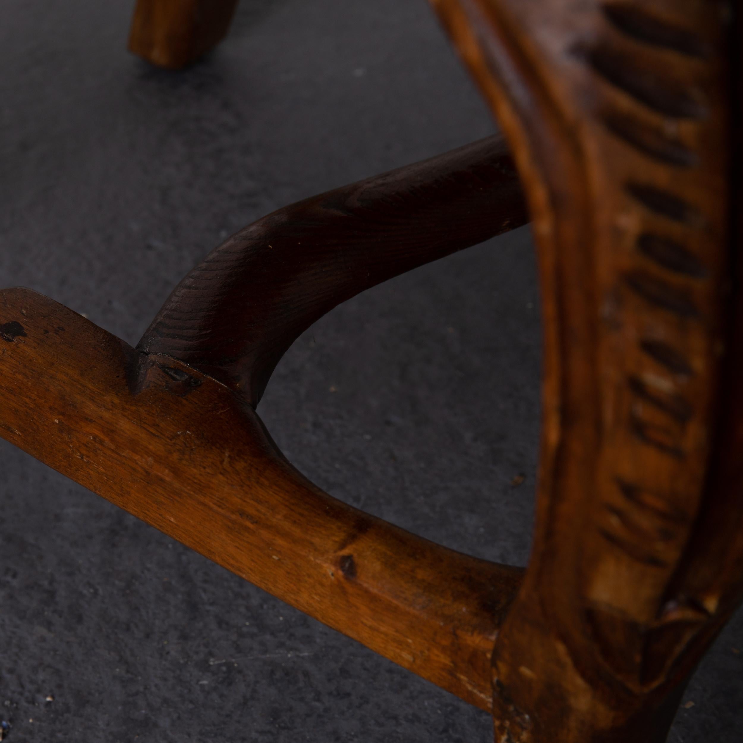 XVIIIe siècle Paire de chaises d'appoint suédoises en bois d'époque rococo, Suède en vente