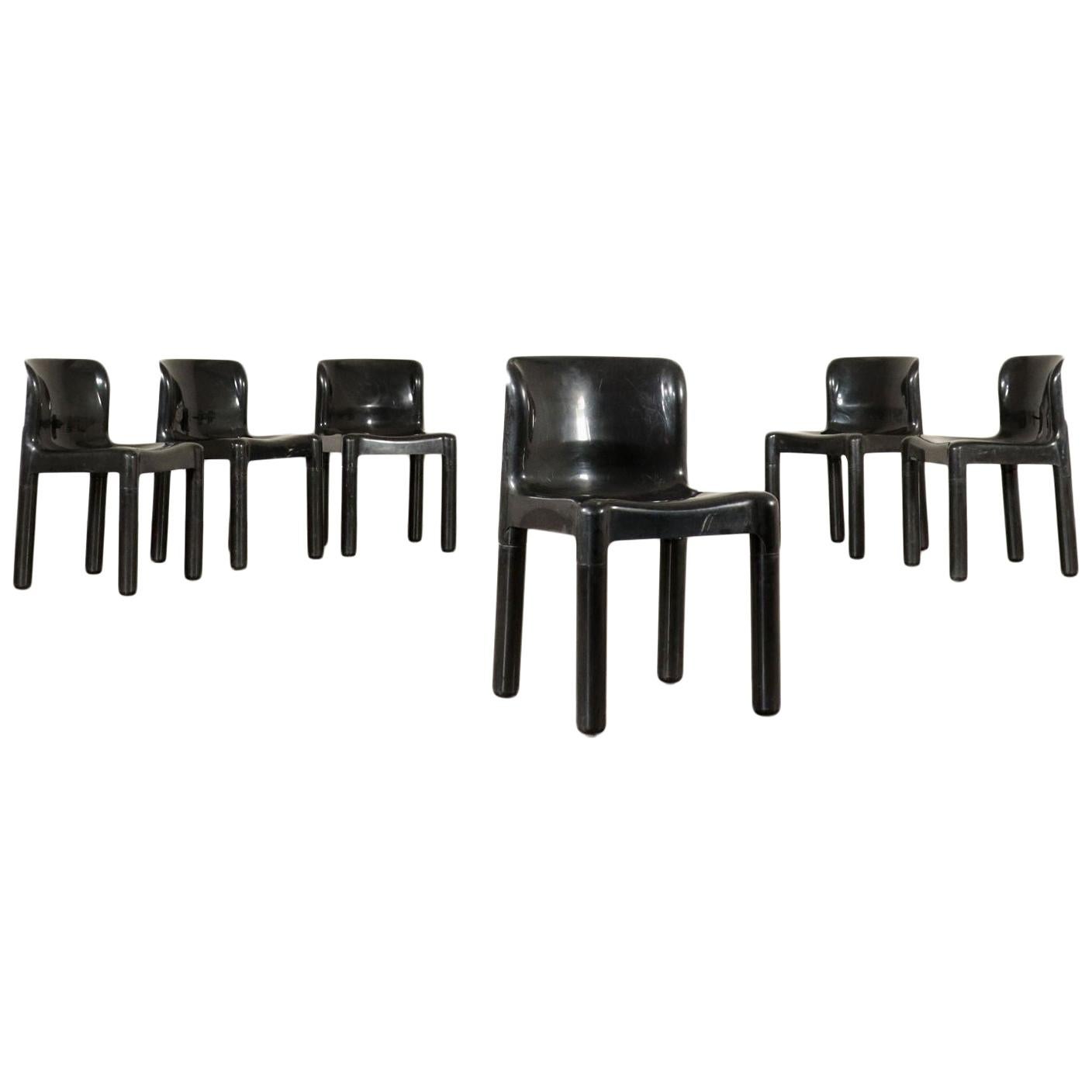 Chairs Plastic Material 1960s-1970s Carlo Bartoli Kartell at 1stDibs