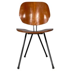 Sedie italiane di metà secolo moderno s88 di Osvaldo Borsani per Tecno, anni '50