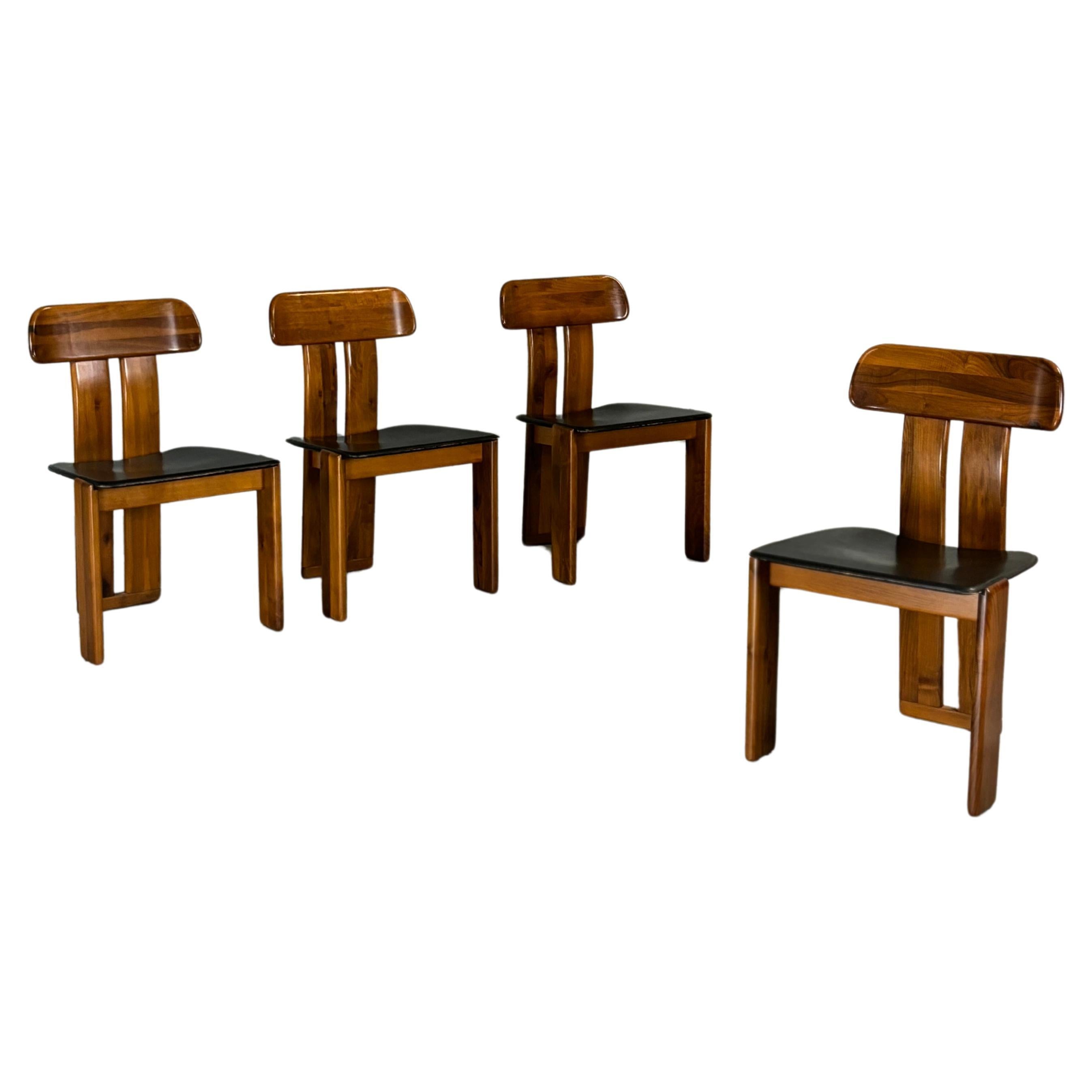 Chairs Sapporo by Mario Marenco for Mobilgirgi, 1970s, set of 4